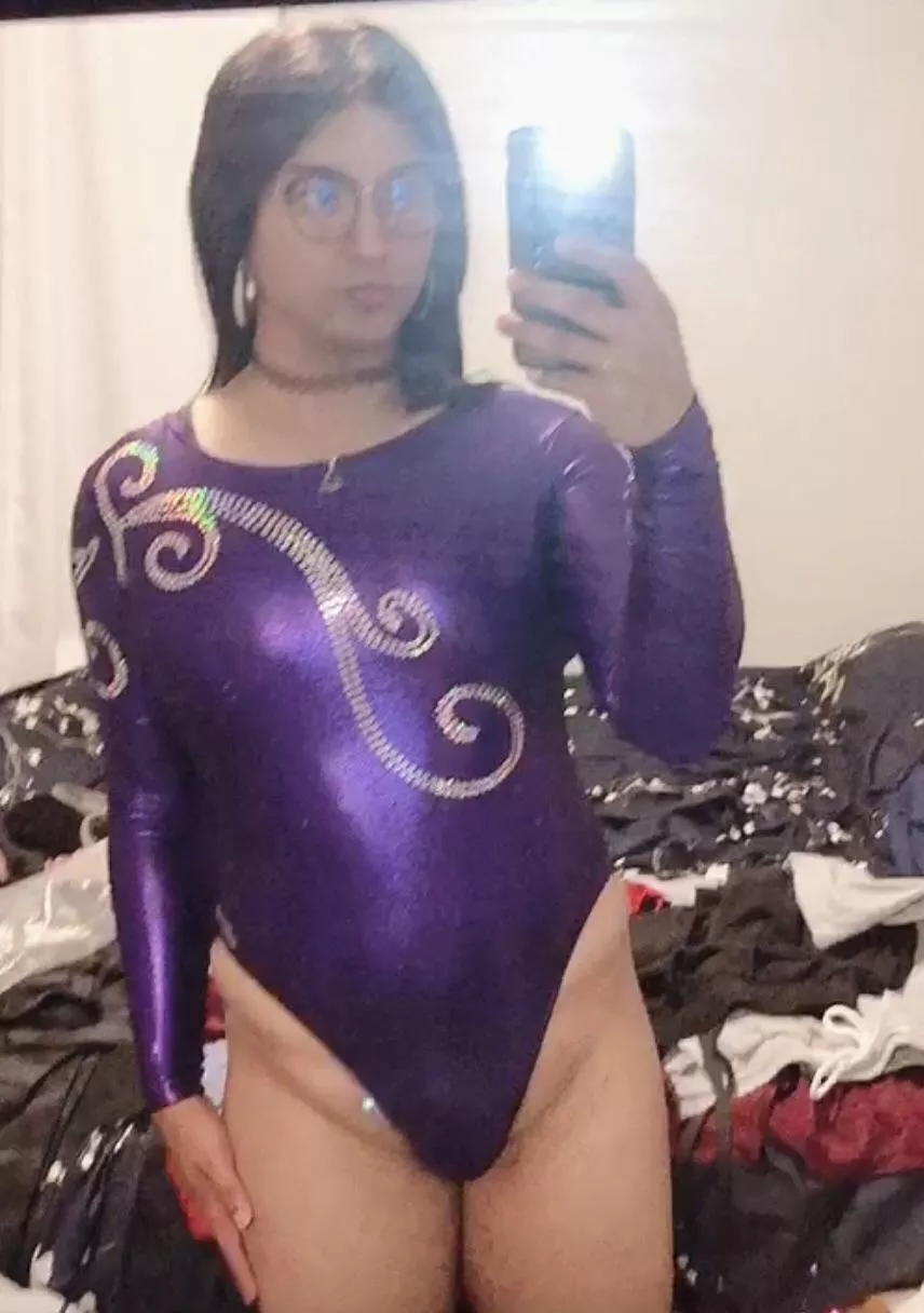 Shiny purple 🍆 leotard