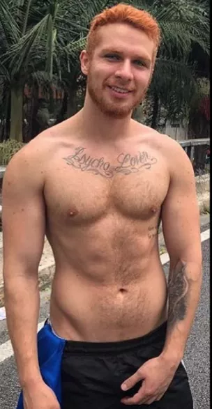 Shirtless Ginger