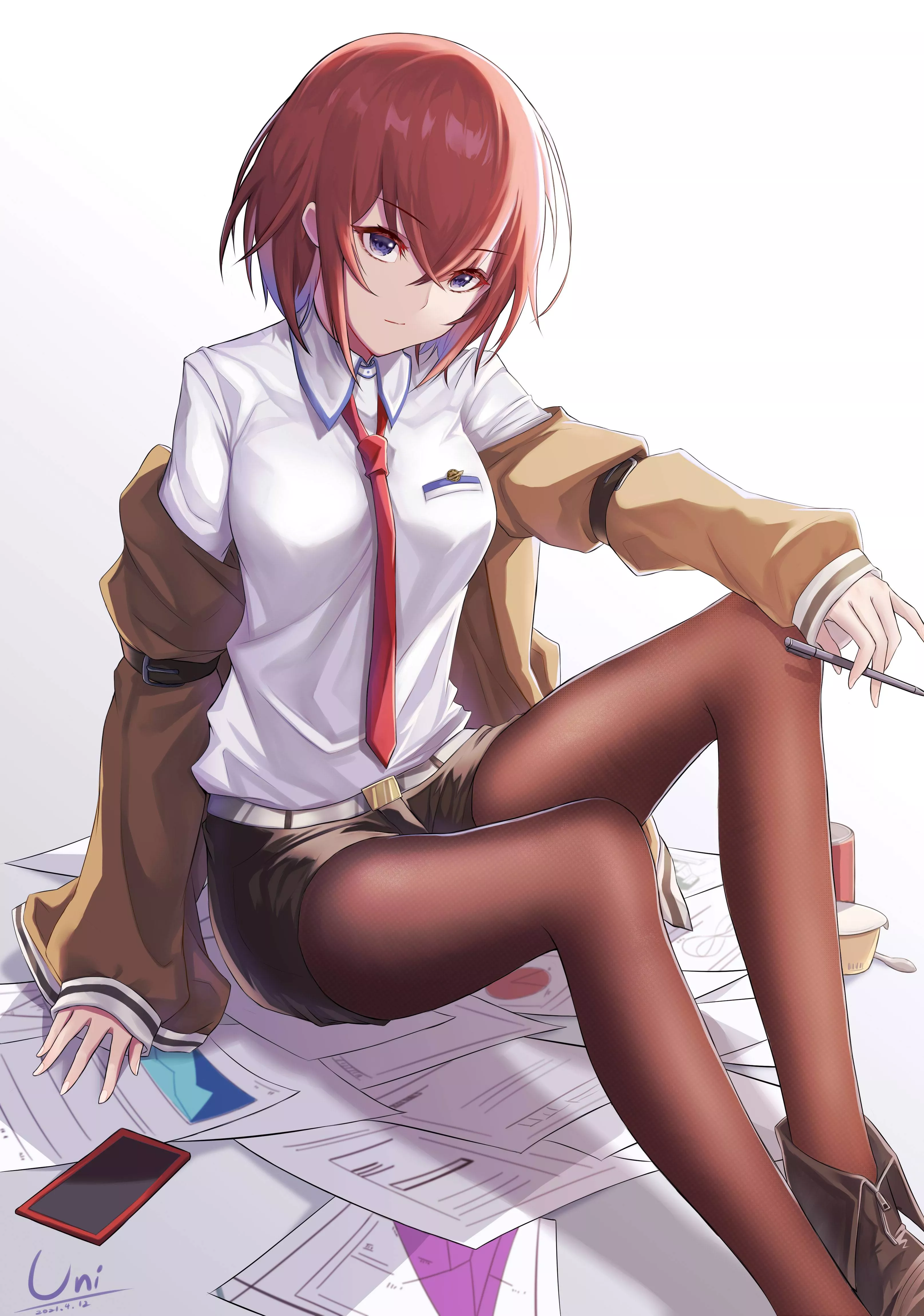 Short-Haired Kurisu [Steins;Gate]