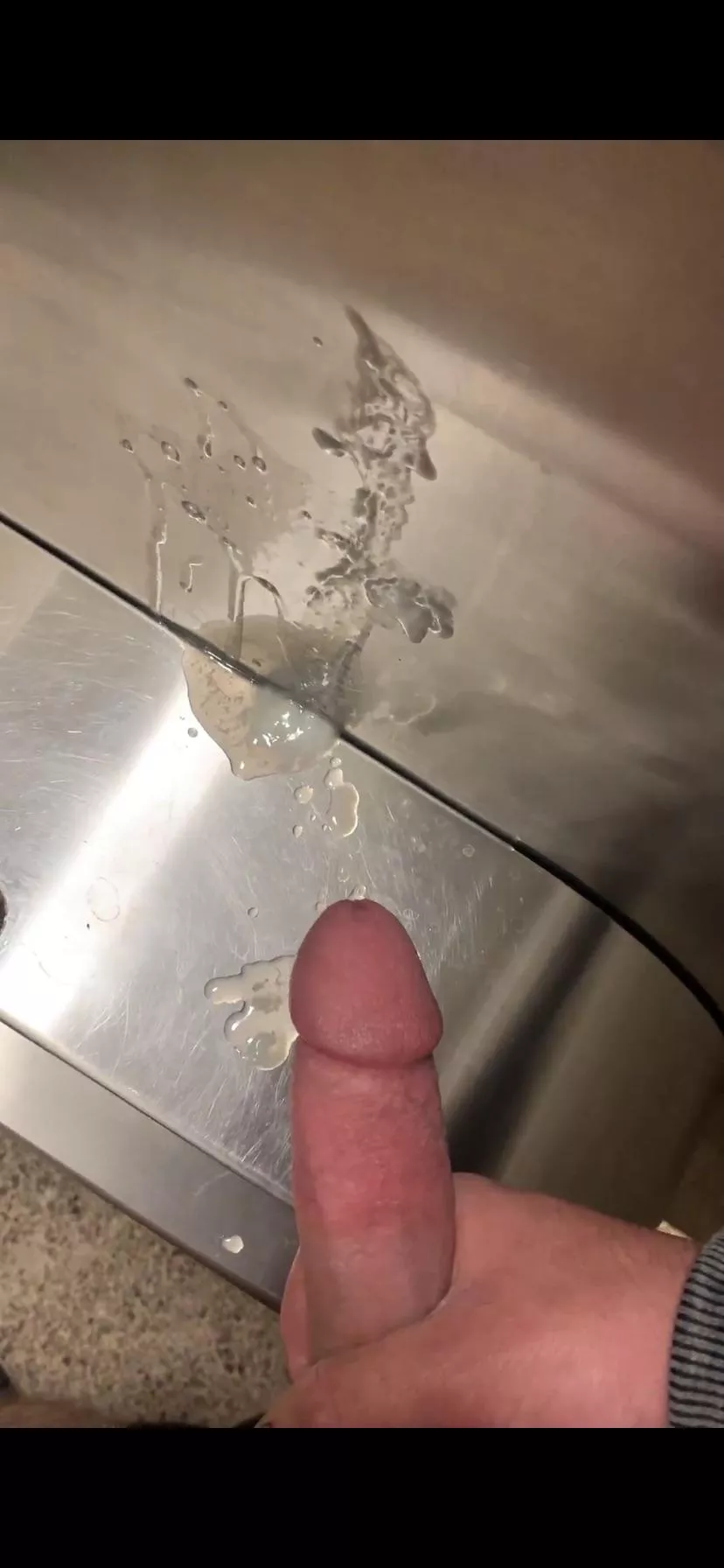 Should I post a video of me cum all over the public bathroom stall wall