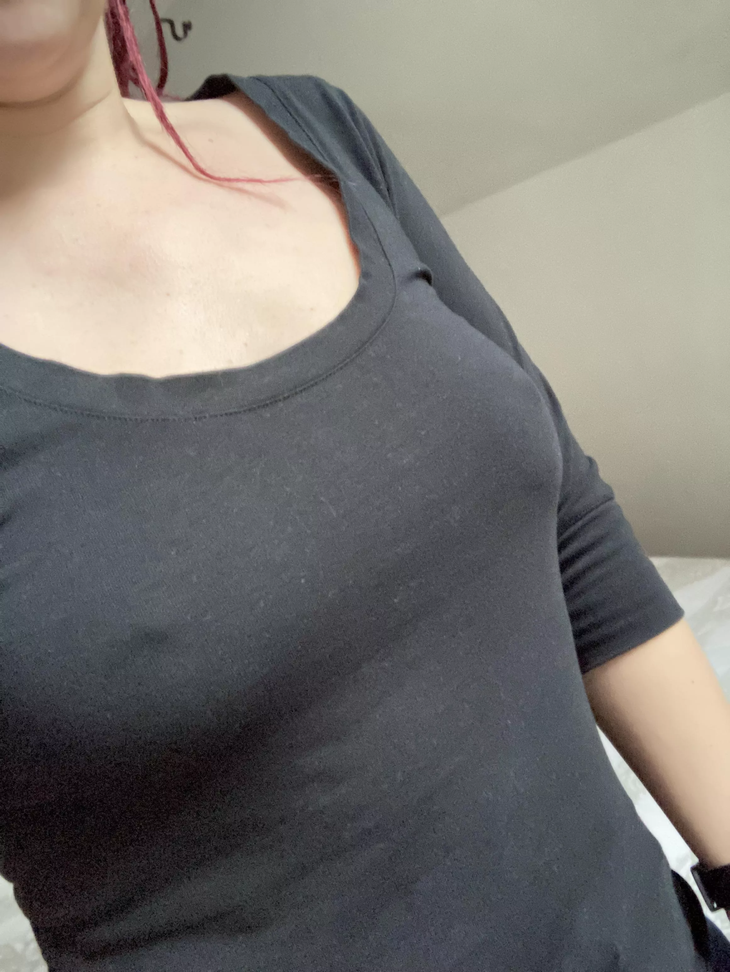 Should I wear a bra today? Three ðŸ’° sale in the comments ðŸ’¦