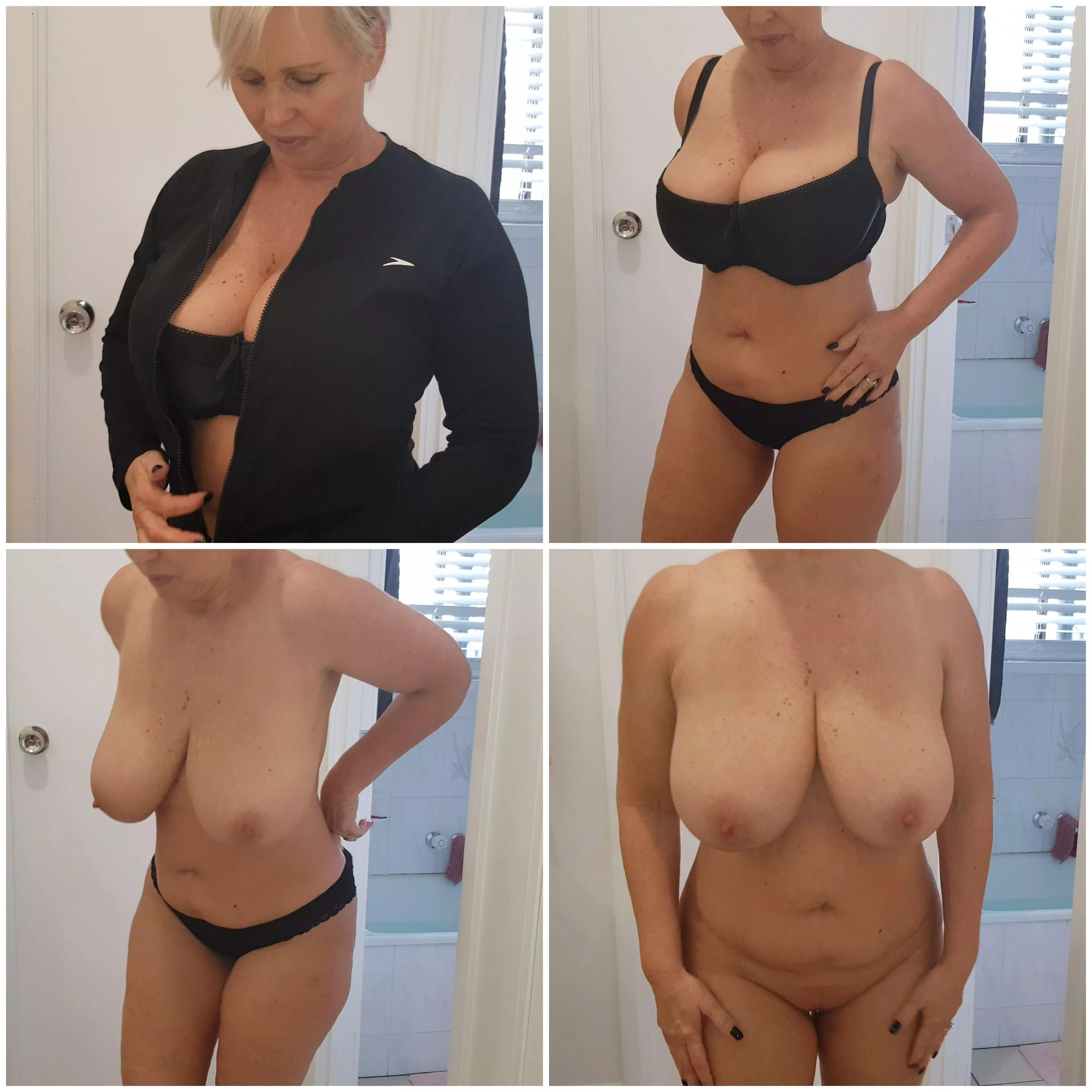 Shower time after workout collage 😘 xx 57yo (f) (OC) 🇦🇺