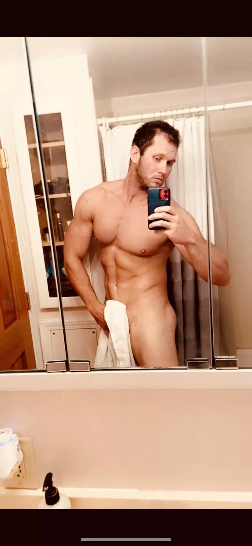 Shower time. The towel leaves soon ðŸ˜ˆðŸ˜ˆðŸ˜ˆ