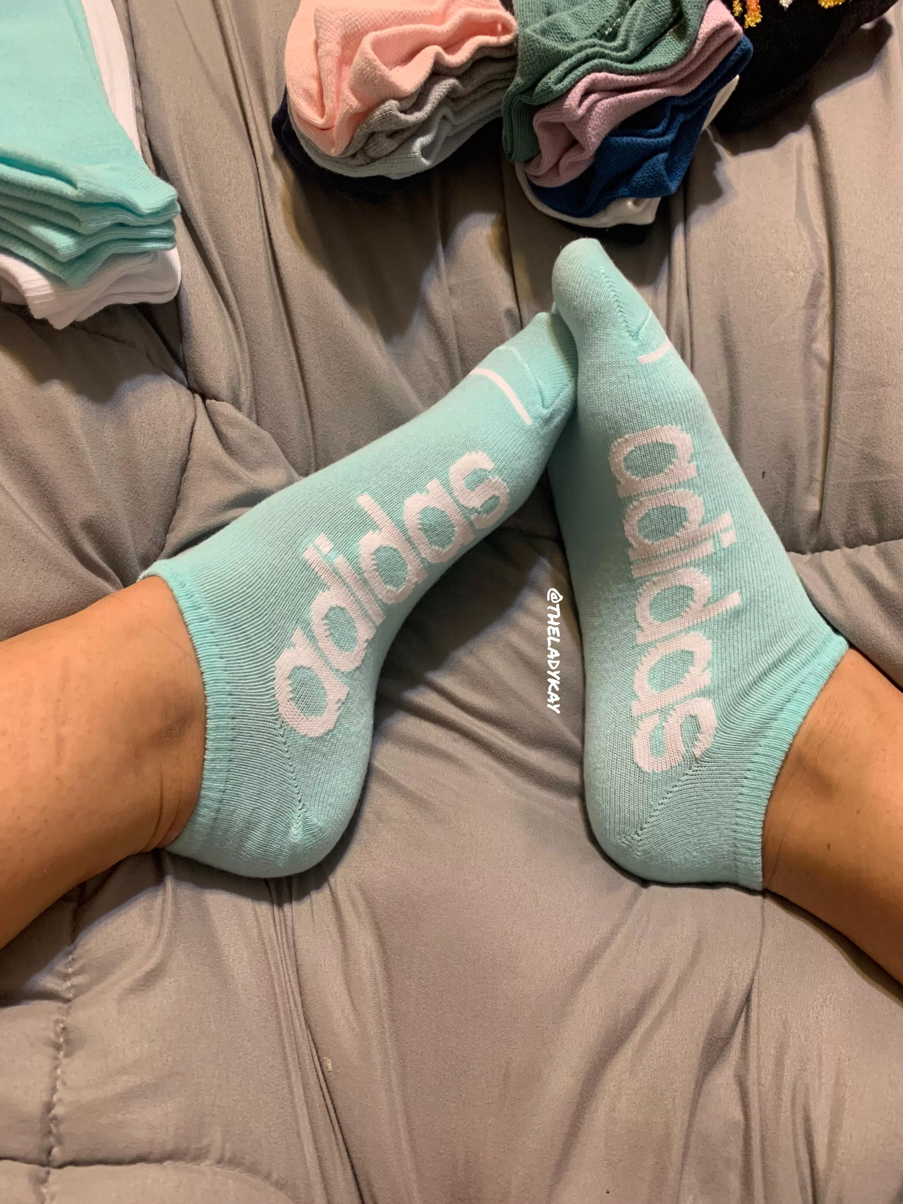 Showing off my new socks!