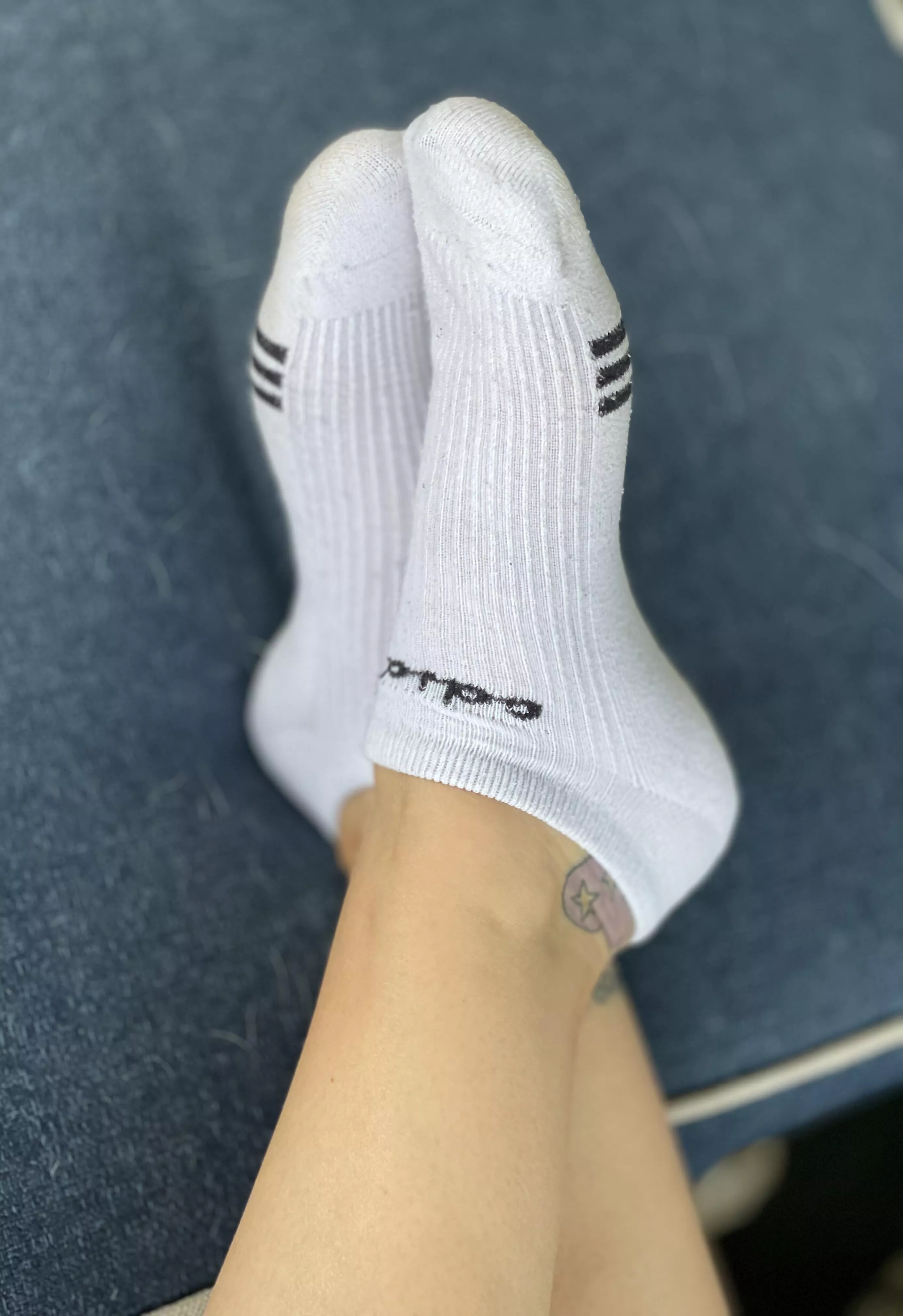 Simple white sexy milf socks!