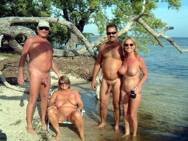 Simply 2 couples at the beach