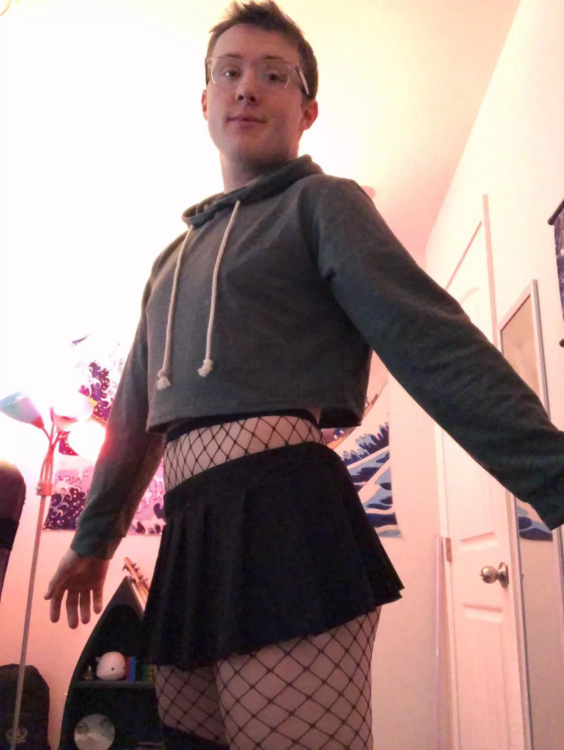 Skirts a little too short to go out in lol but itâ€™s fun to wear