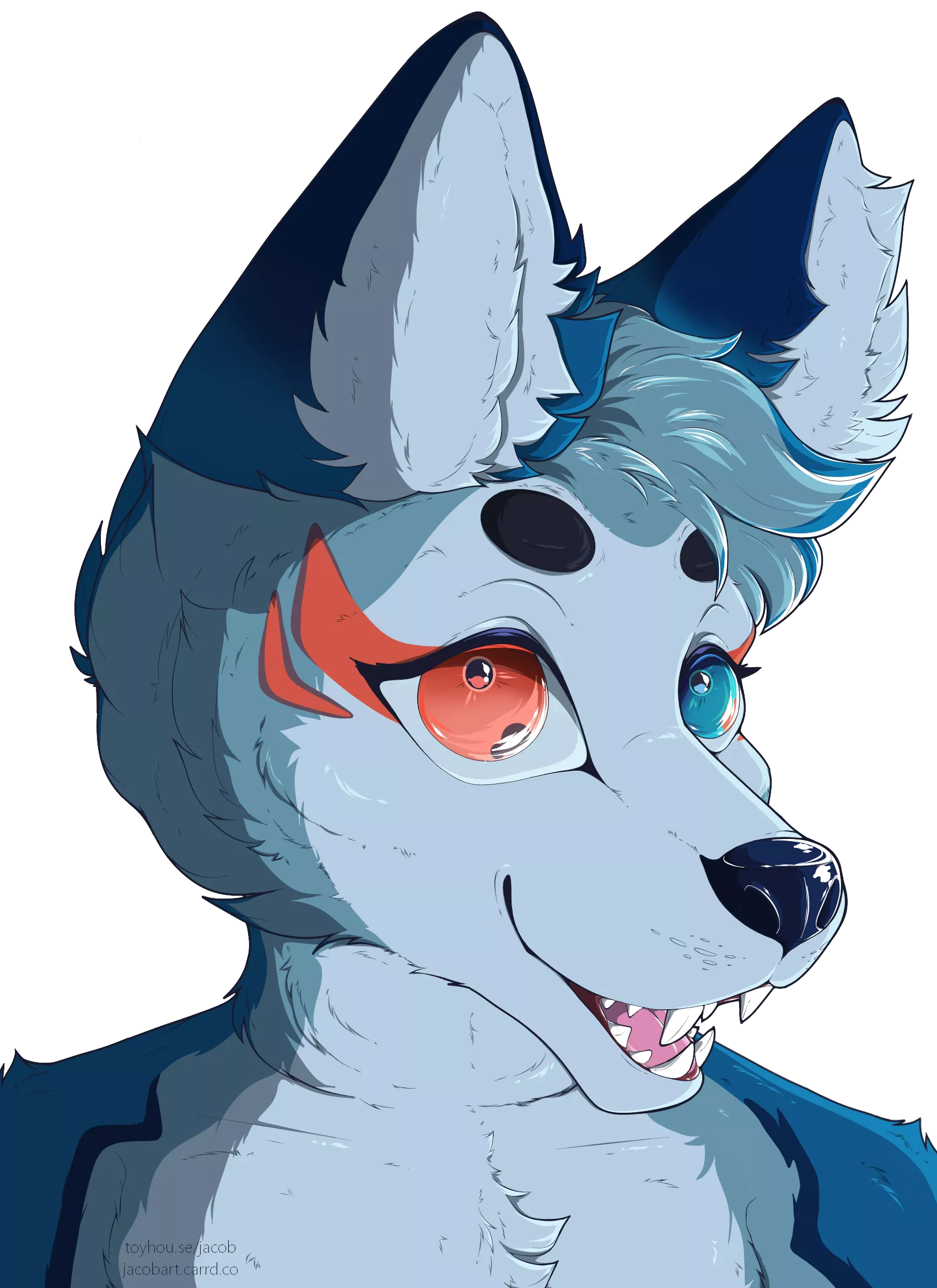 smiley boy headshot commission! [OC]