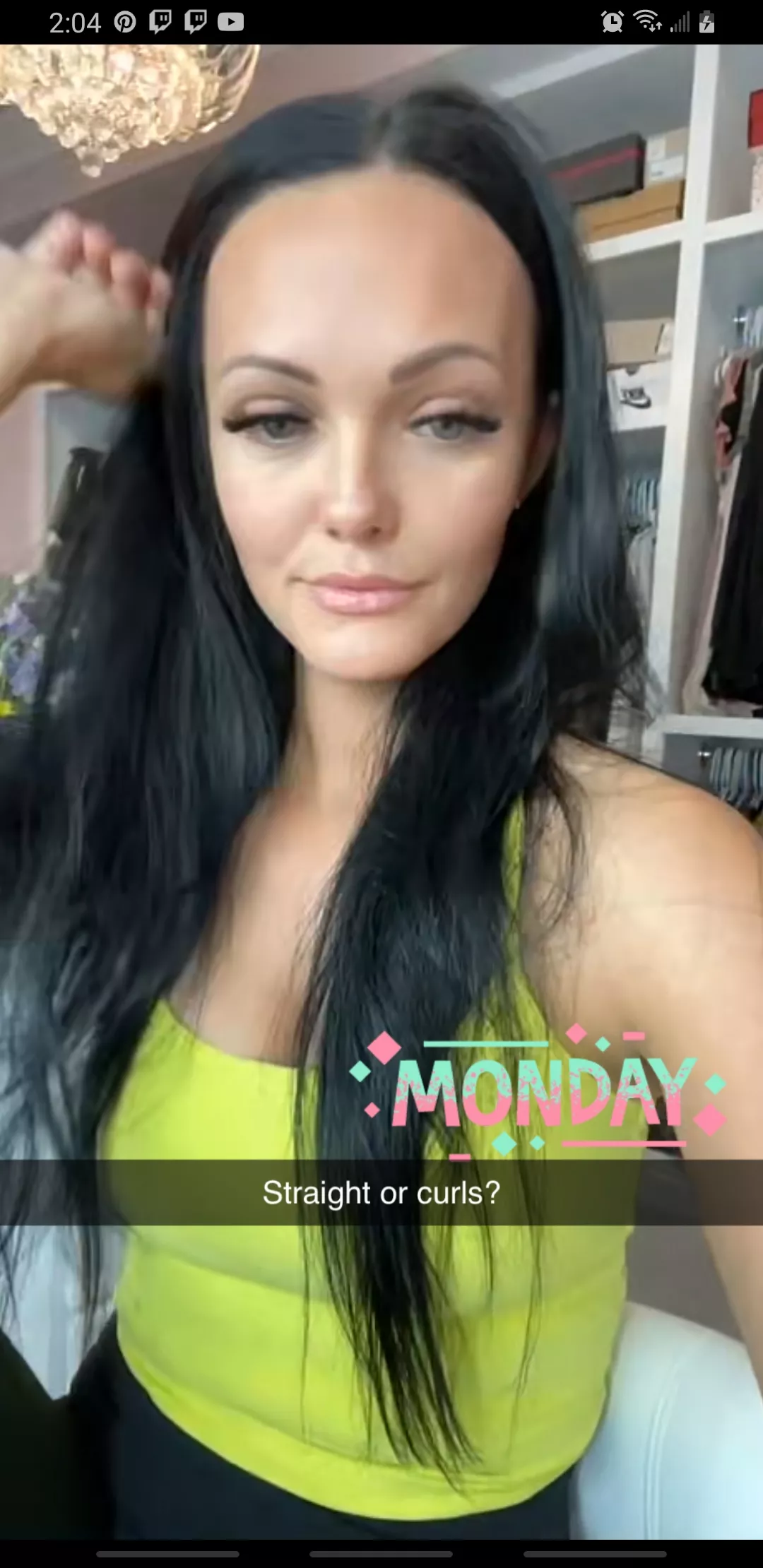 Snapchat story