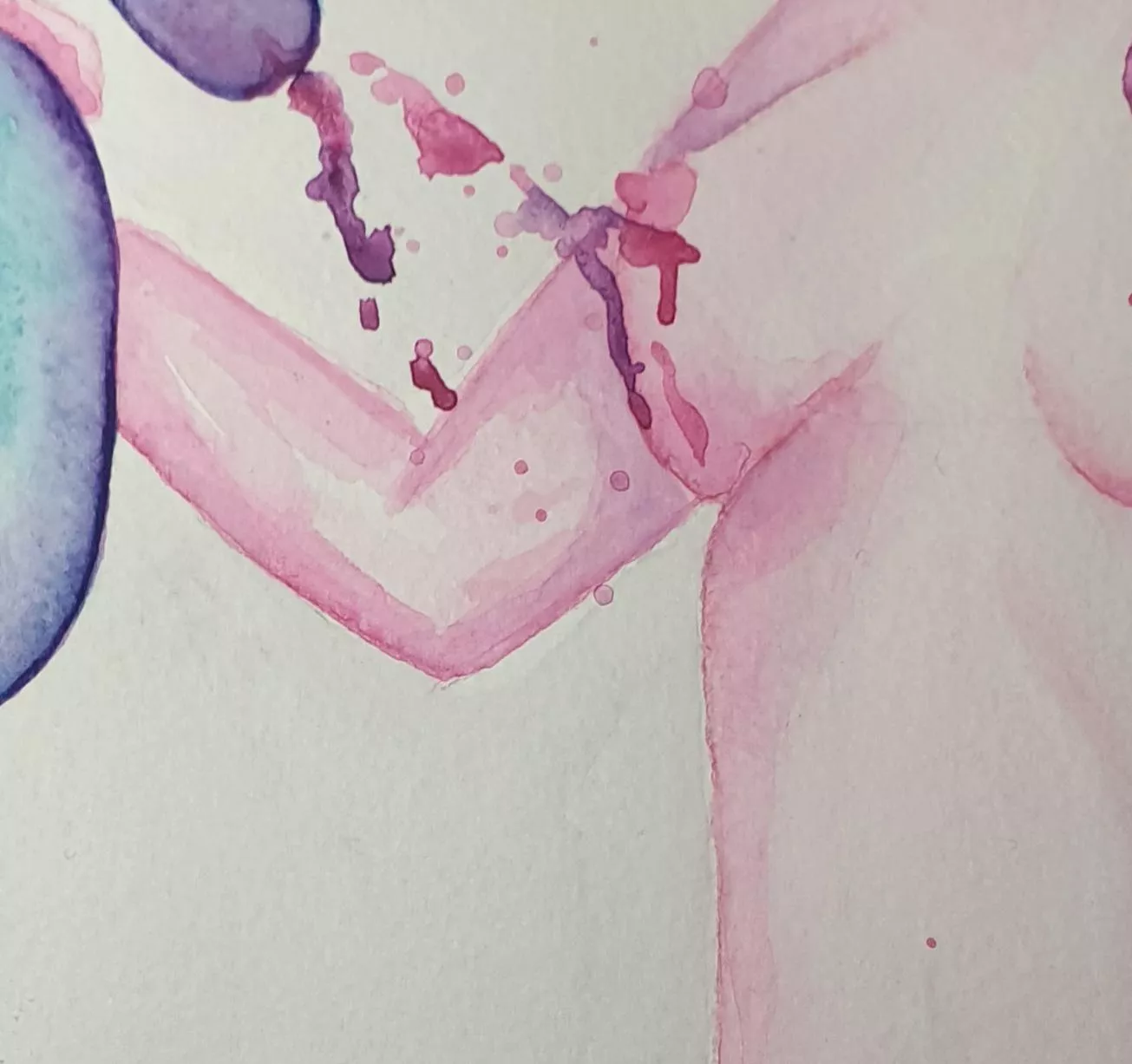 Sneak peek at my newest tentacle watercolour (female)