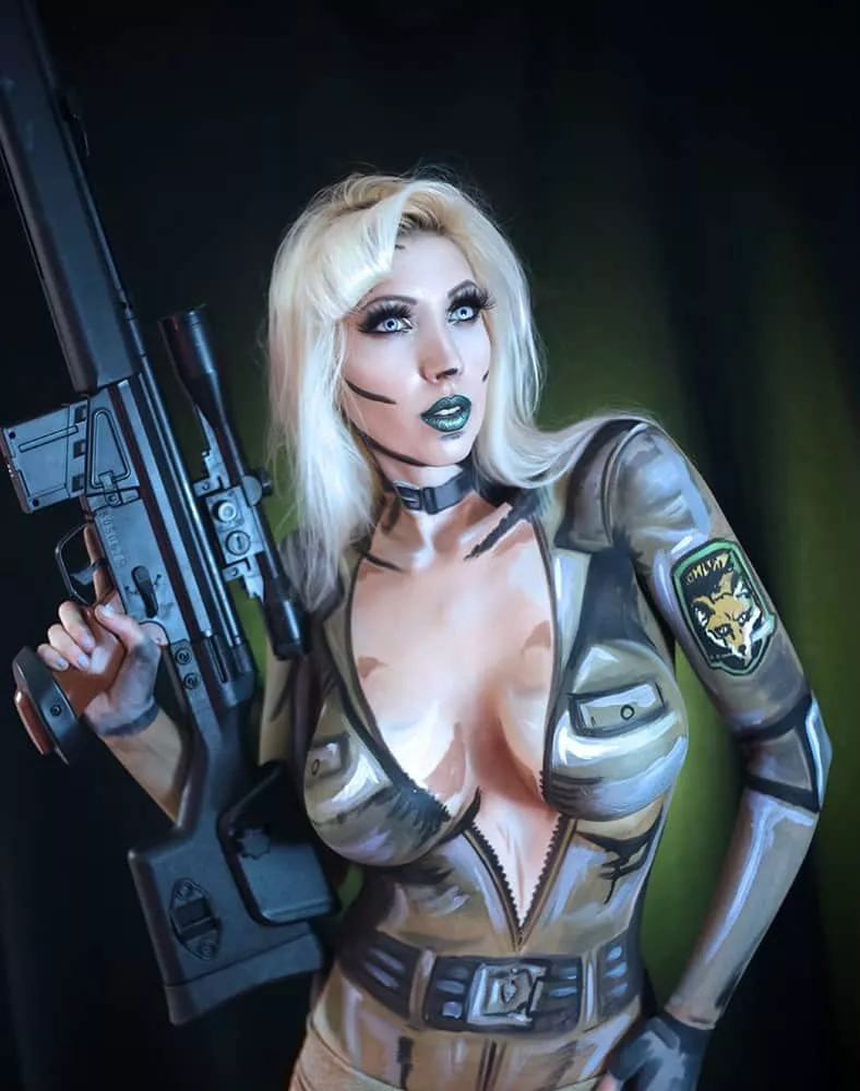 Sniper Wolf body paint by Intraventus