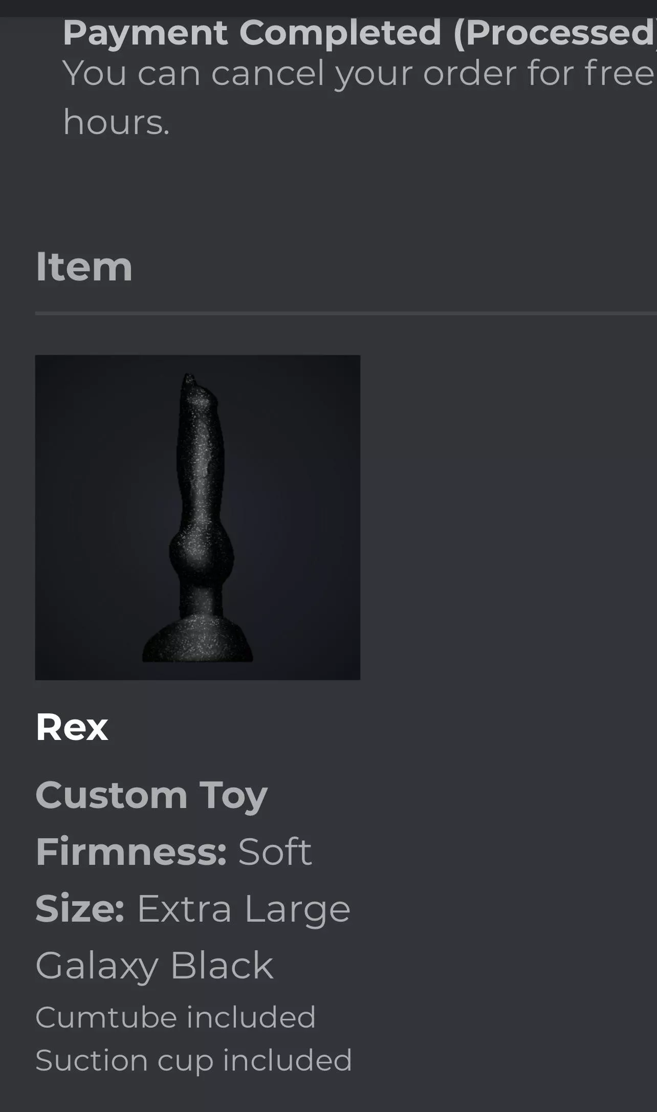 So excited ordered my first Rex and first BD toy! Canâ€™t wait to take this guy for a spin!