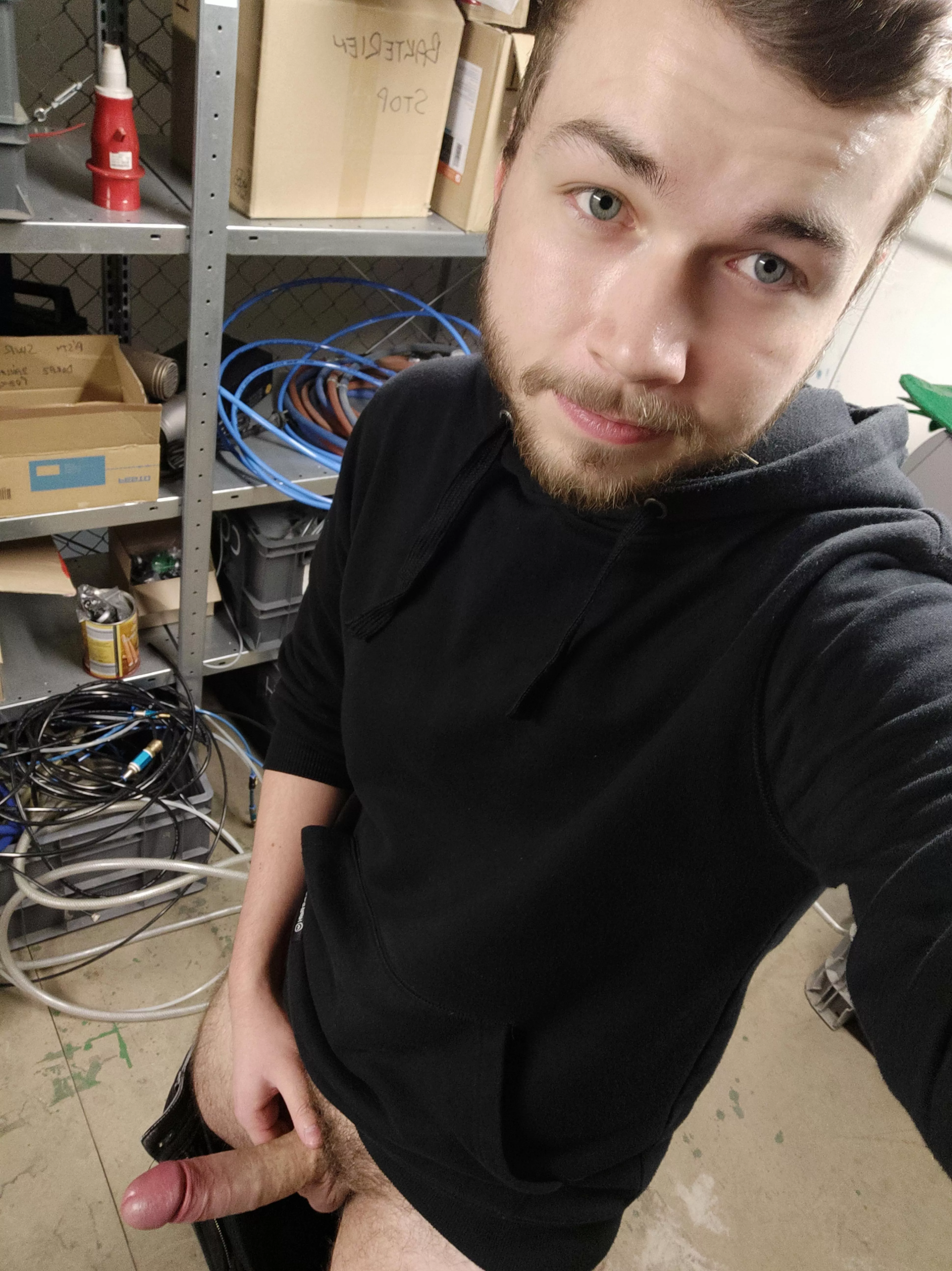 So horny at work. Would you like to be my co-worker?