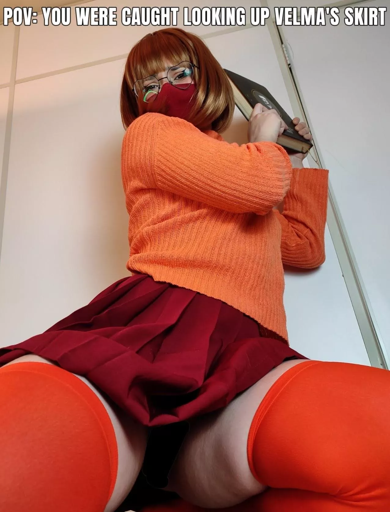 So you were the perv all along! Velma cosplay by me (Toxic_mewmew)