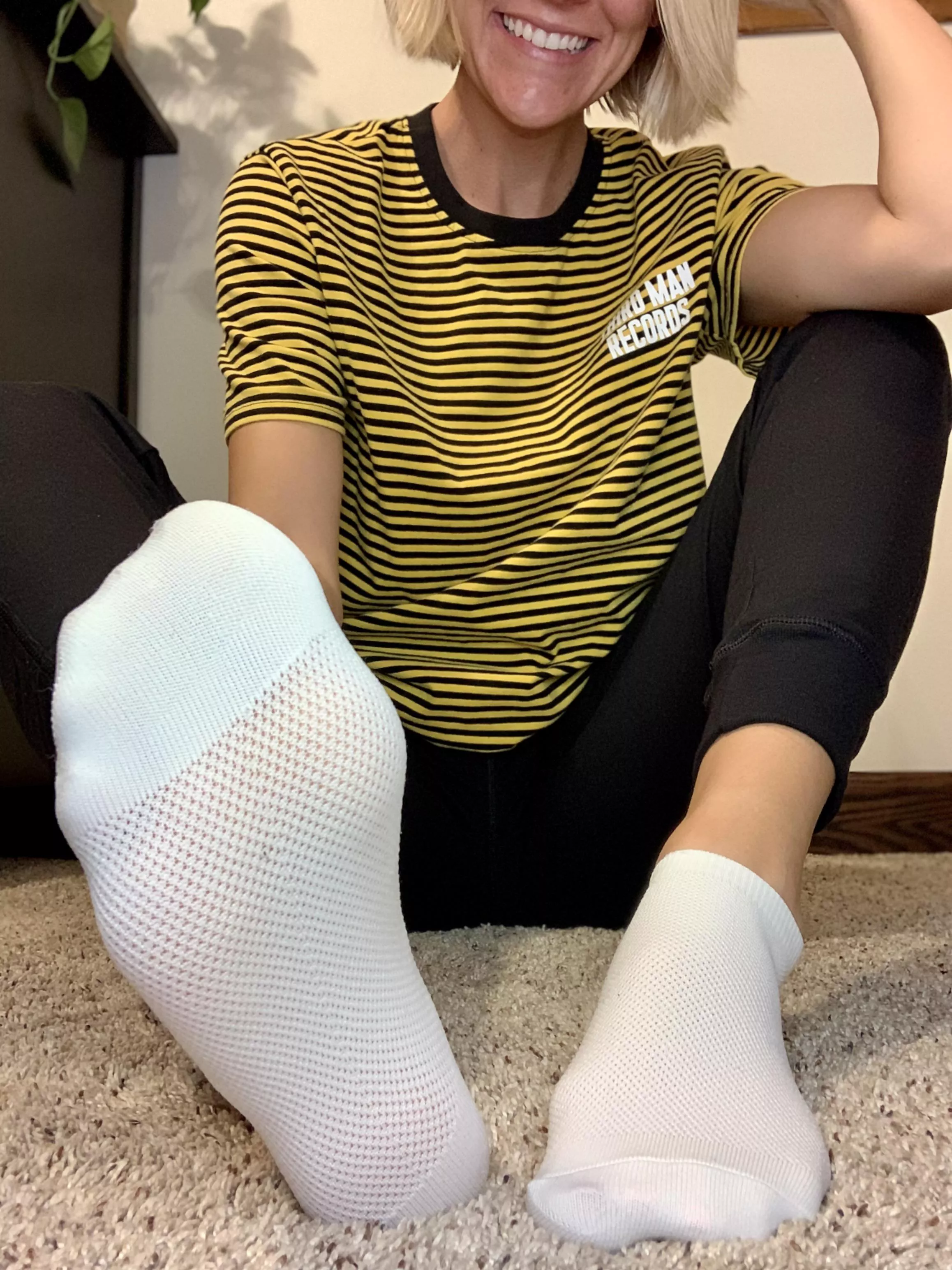 Socks make me extra comfy ðŸ¥°