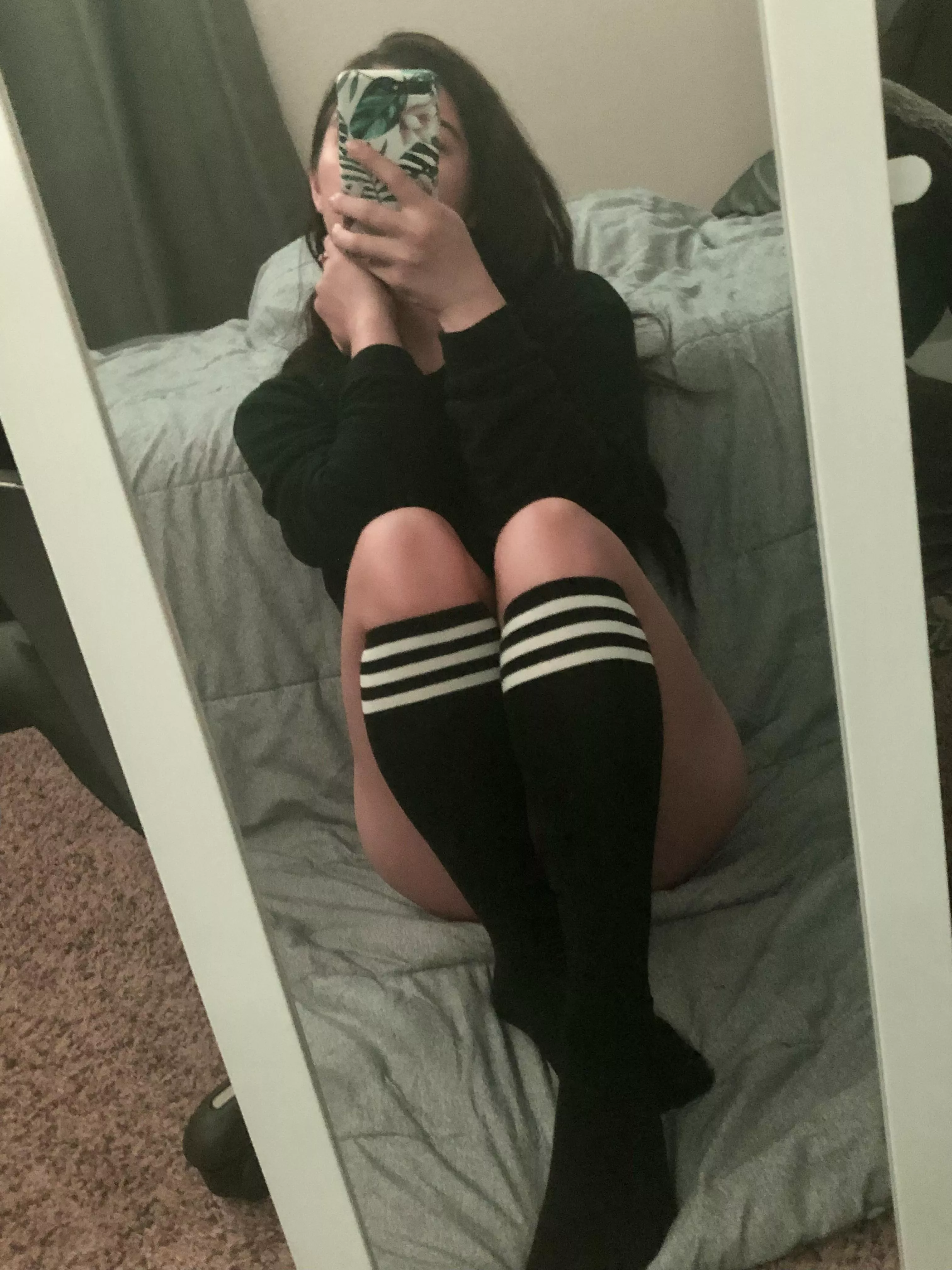 Socks on or off? [F]