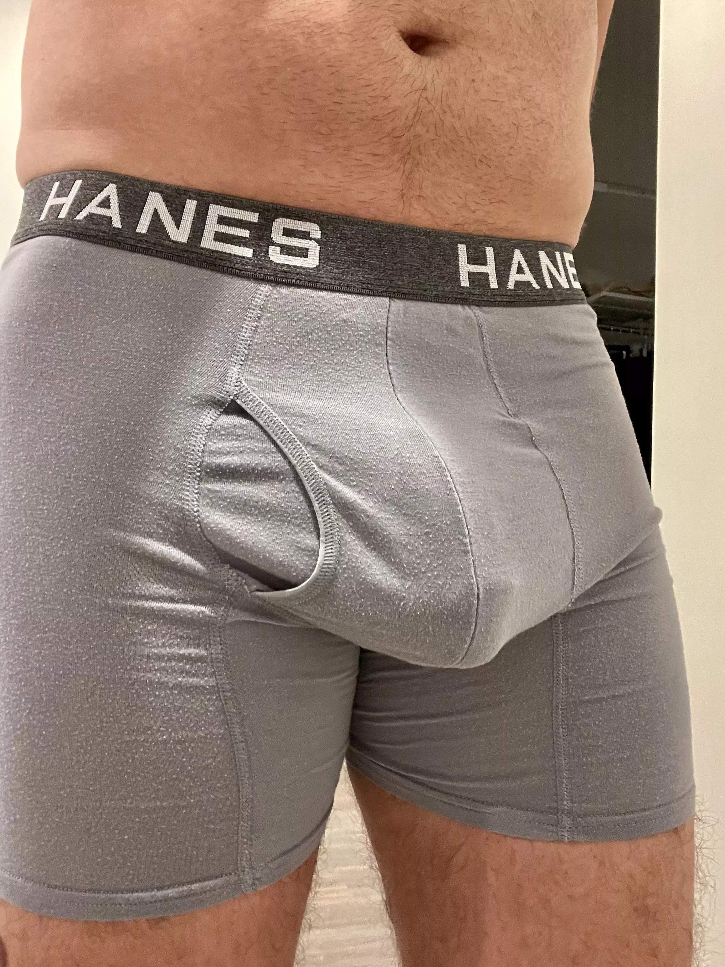 Soft bulge. I like the way these fit.