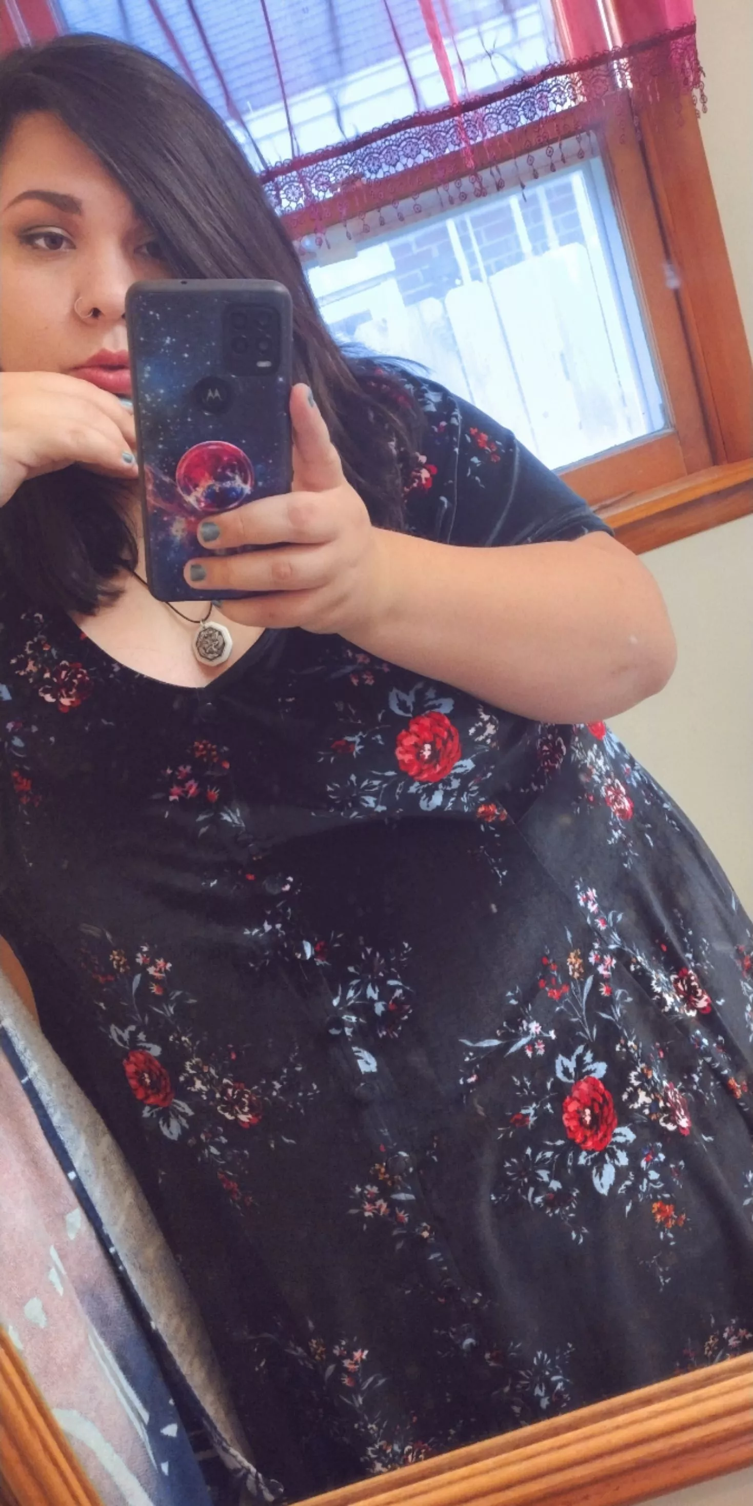 Soft floral dress 🥰