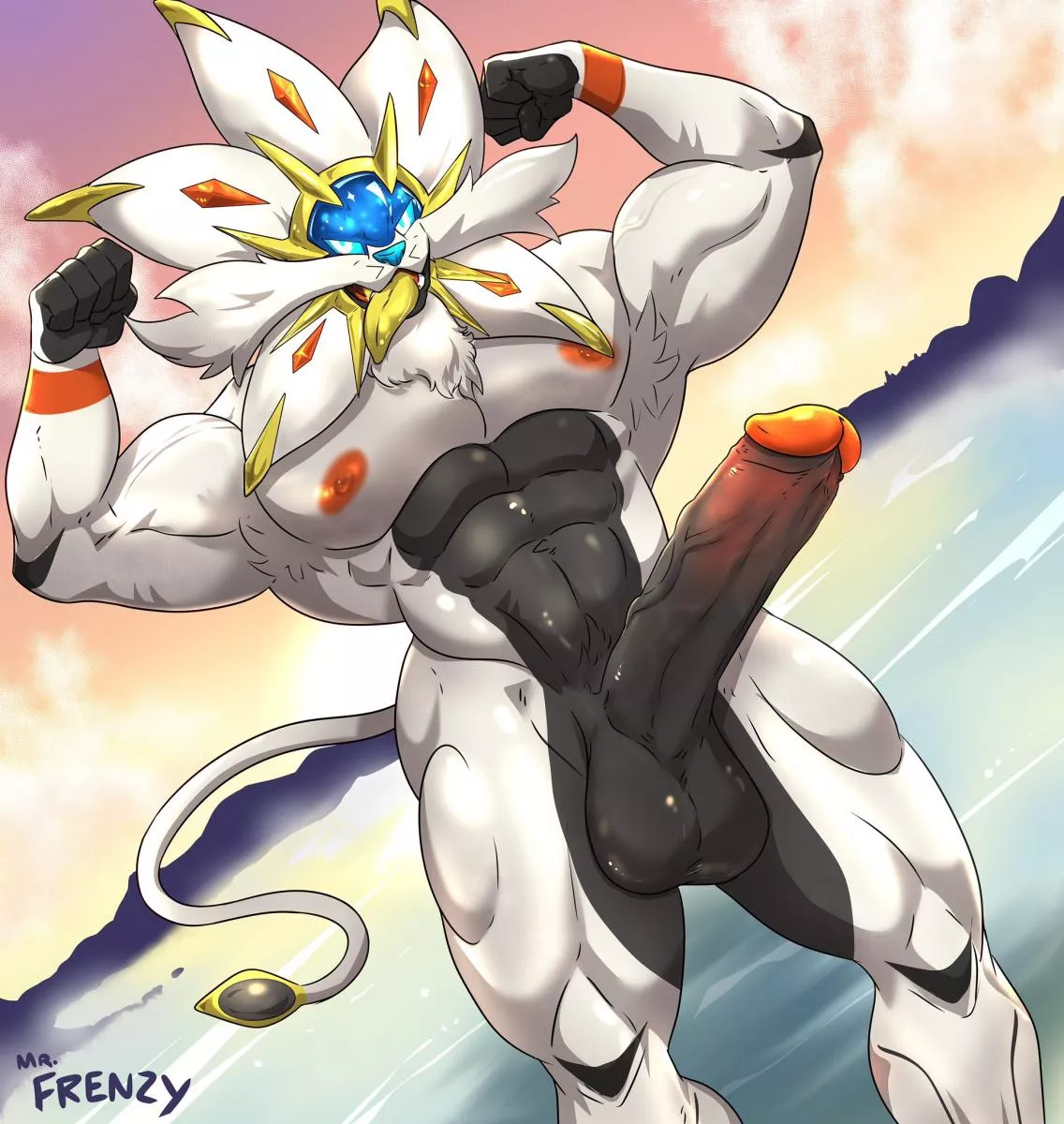 Solgaleo on the beach (Mr. Frenzy)