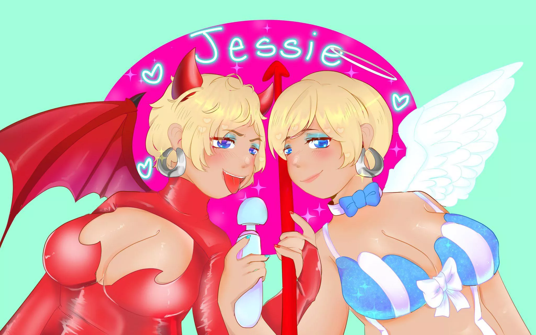 Some fanart :3 Really wanted to draw Jessie her outfits pop offfff!