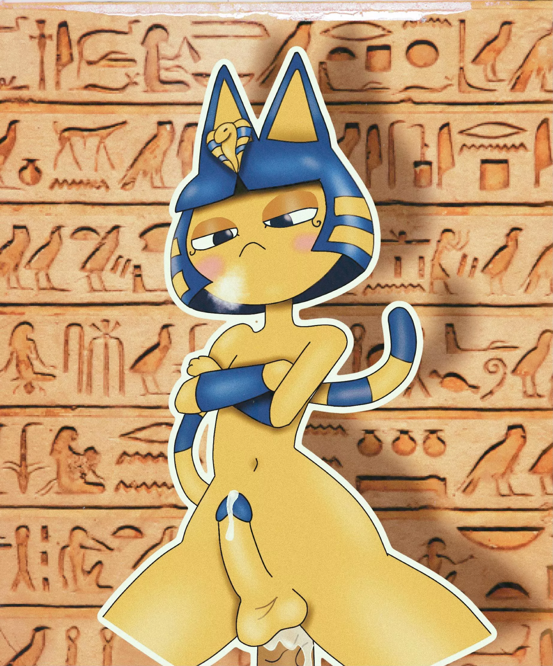 Some male ankha (Ankh) I’m a degenerate I know~