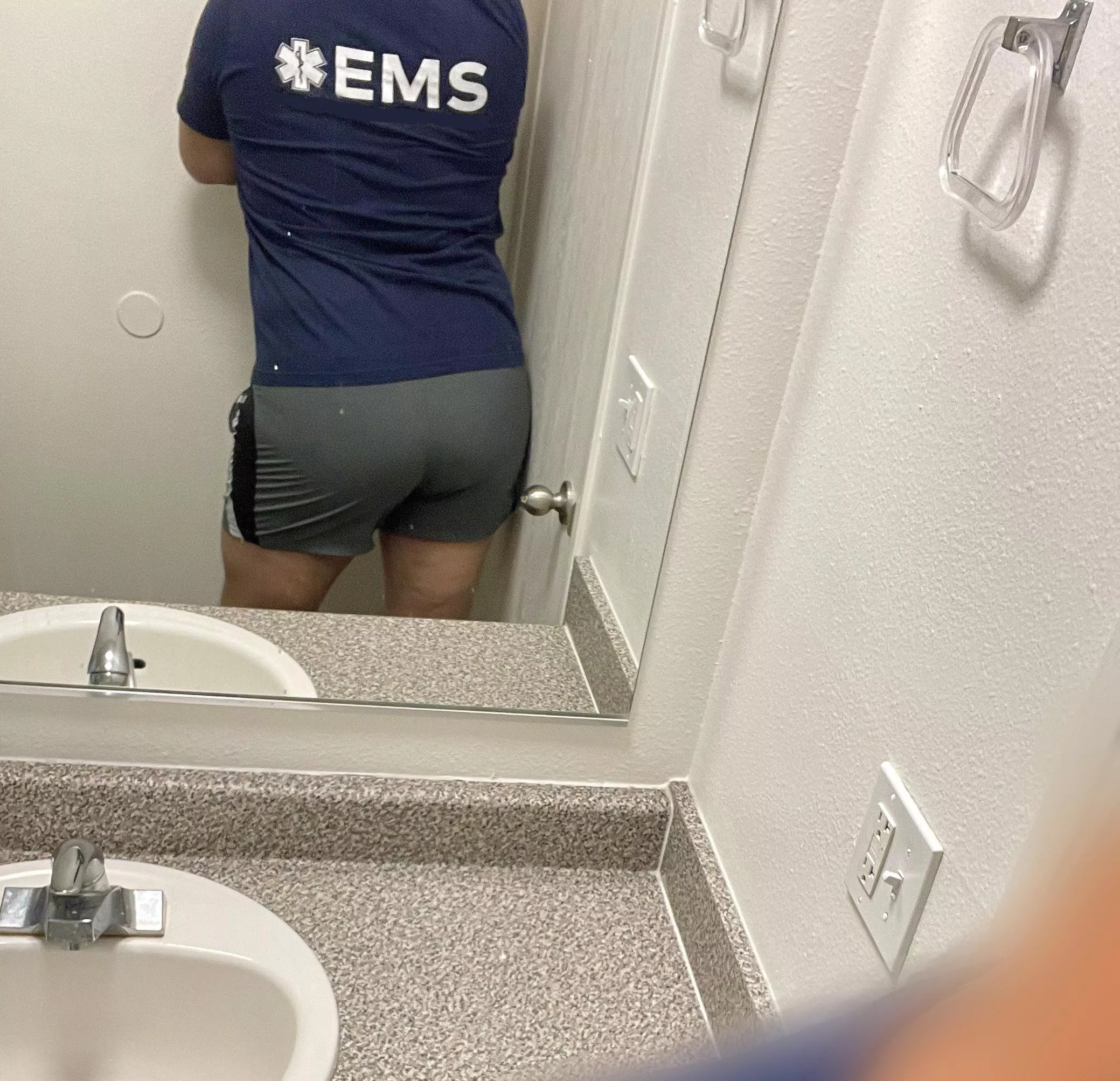 Sometimes I wear these shorts at station