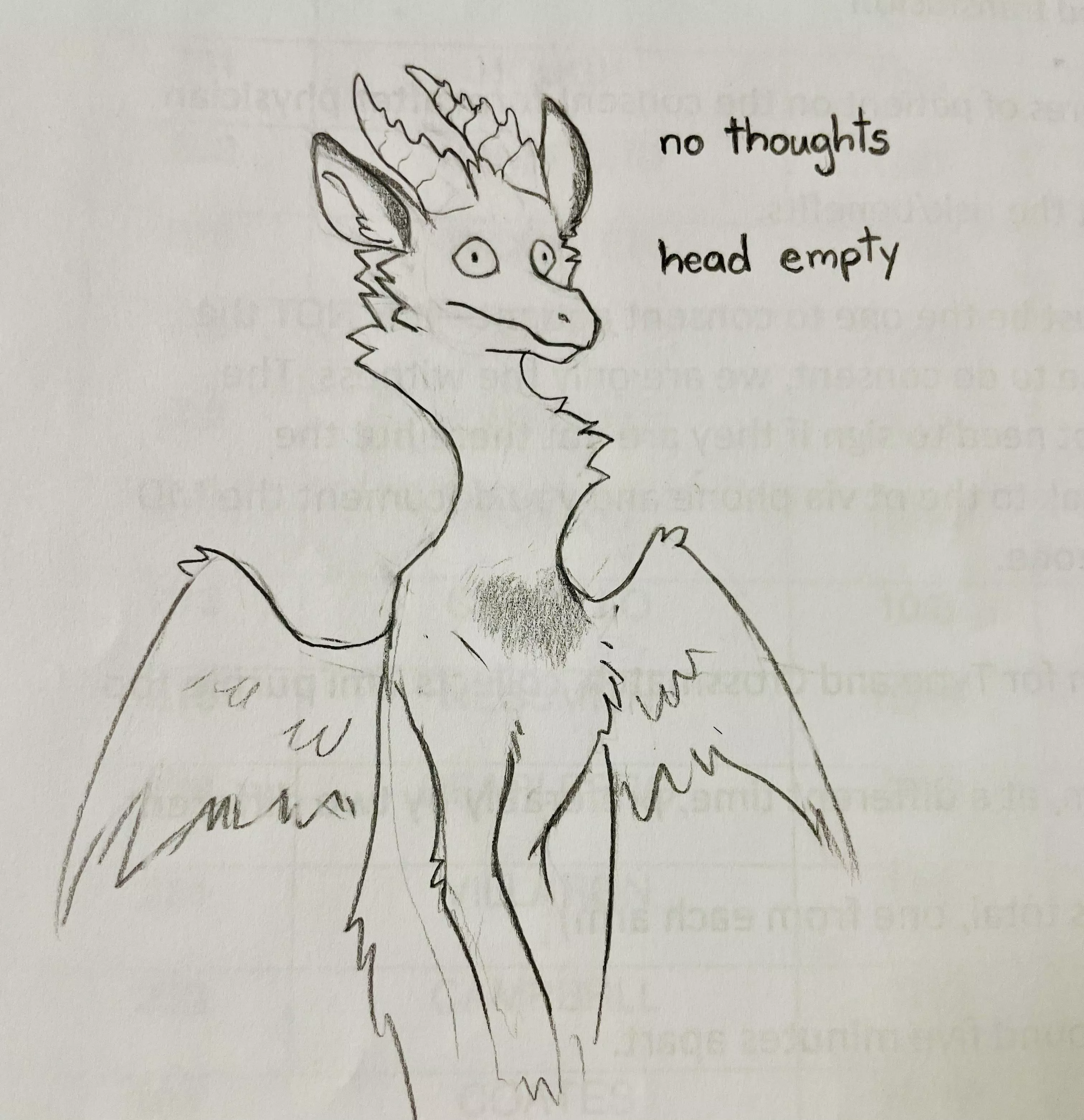 Sometimes you go full lizard brain. [doodle by me]