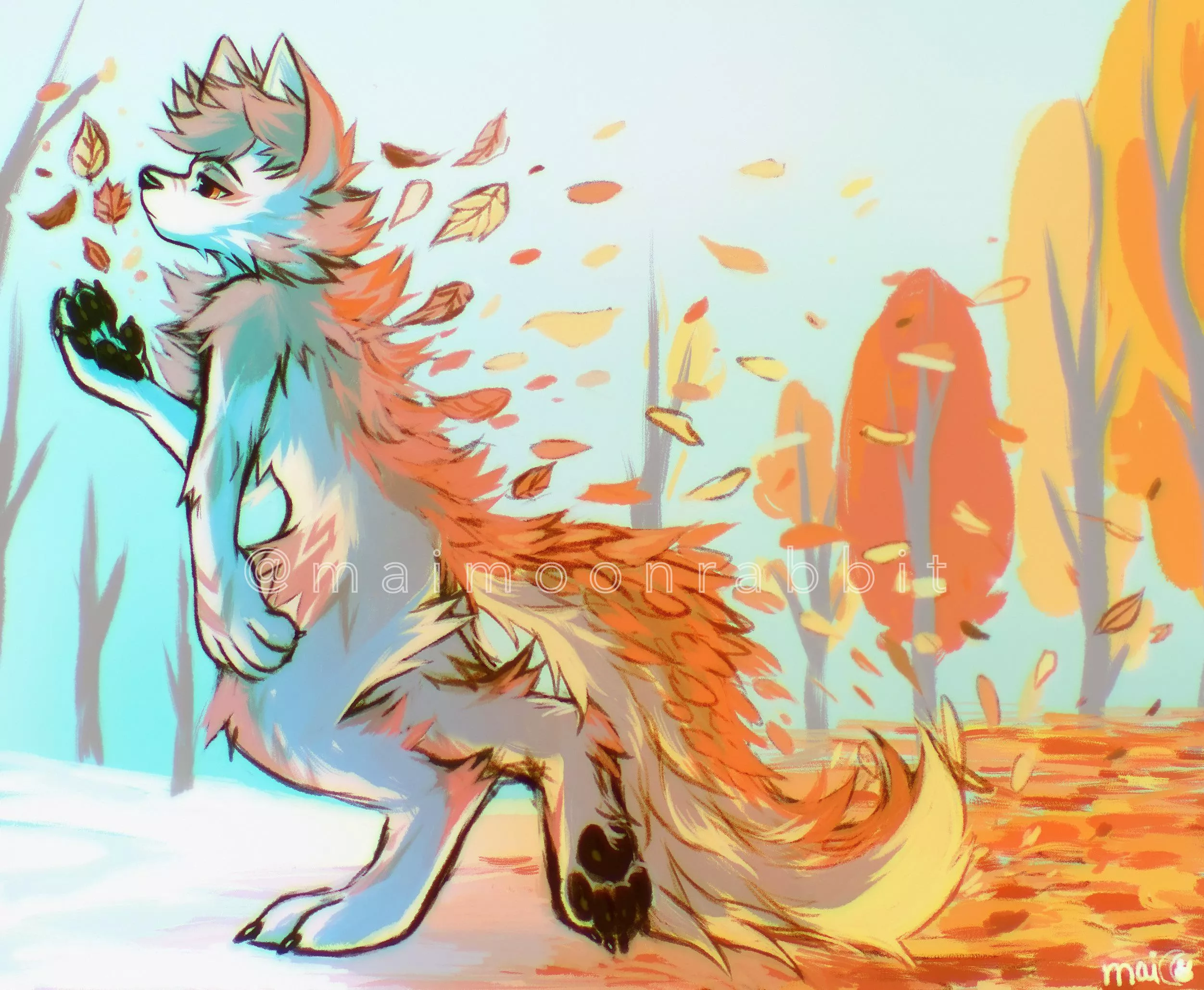 soon sleepy fall will rest once again~ [OC] @maimoonrabbit