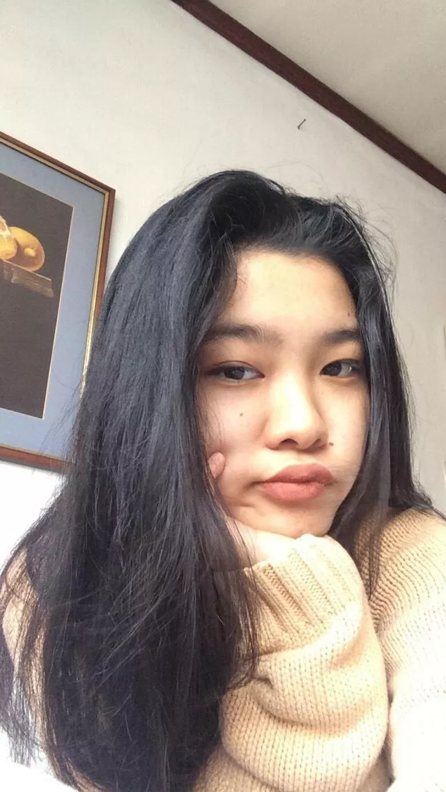 Sort of bored today, I probably look a mess (Chinese x Filipina)