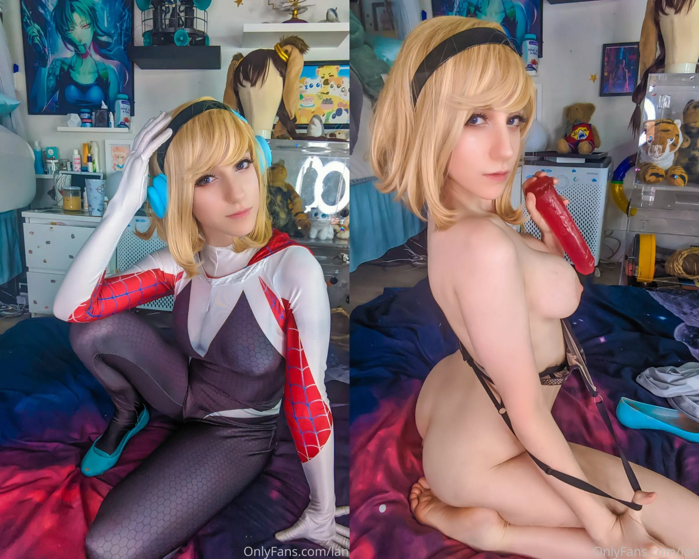 Spider-Gwen On/Off by Lana Rain