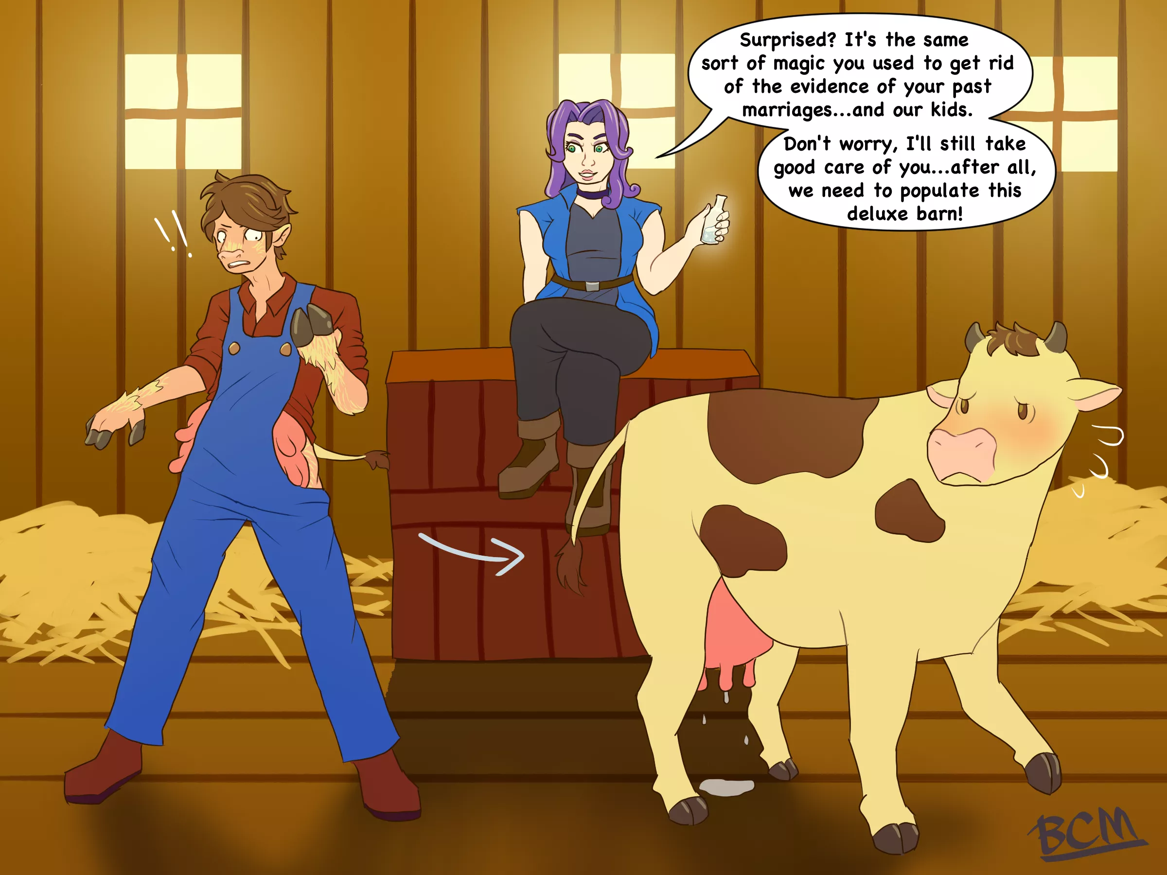 Spilled Milk--Stardew Valley TF by BlueClayMan