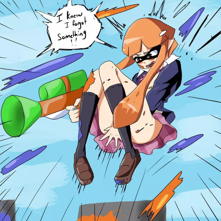 Splatoon gets messy sometimes