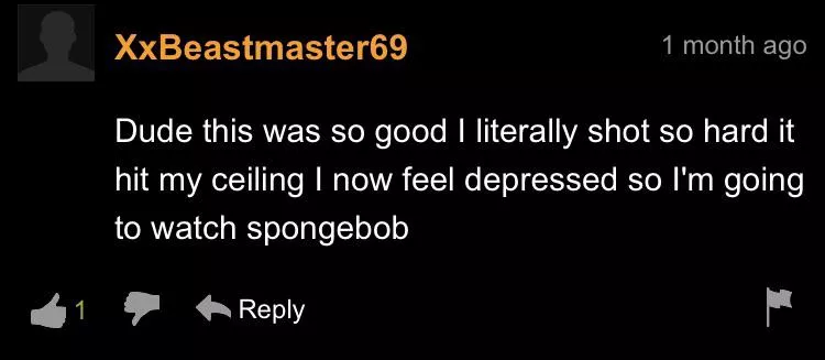 Spongebob is the remedy to post nut syndrome