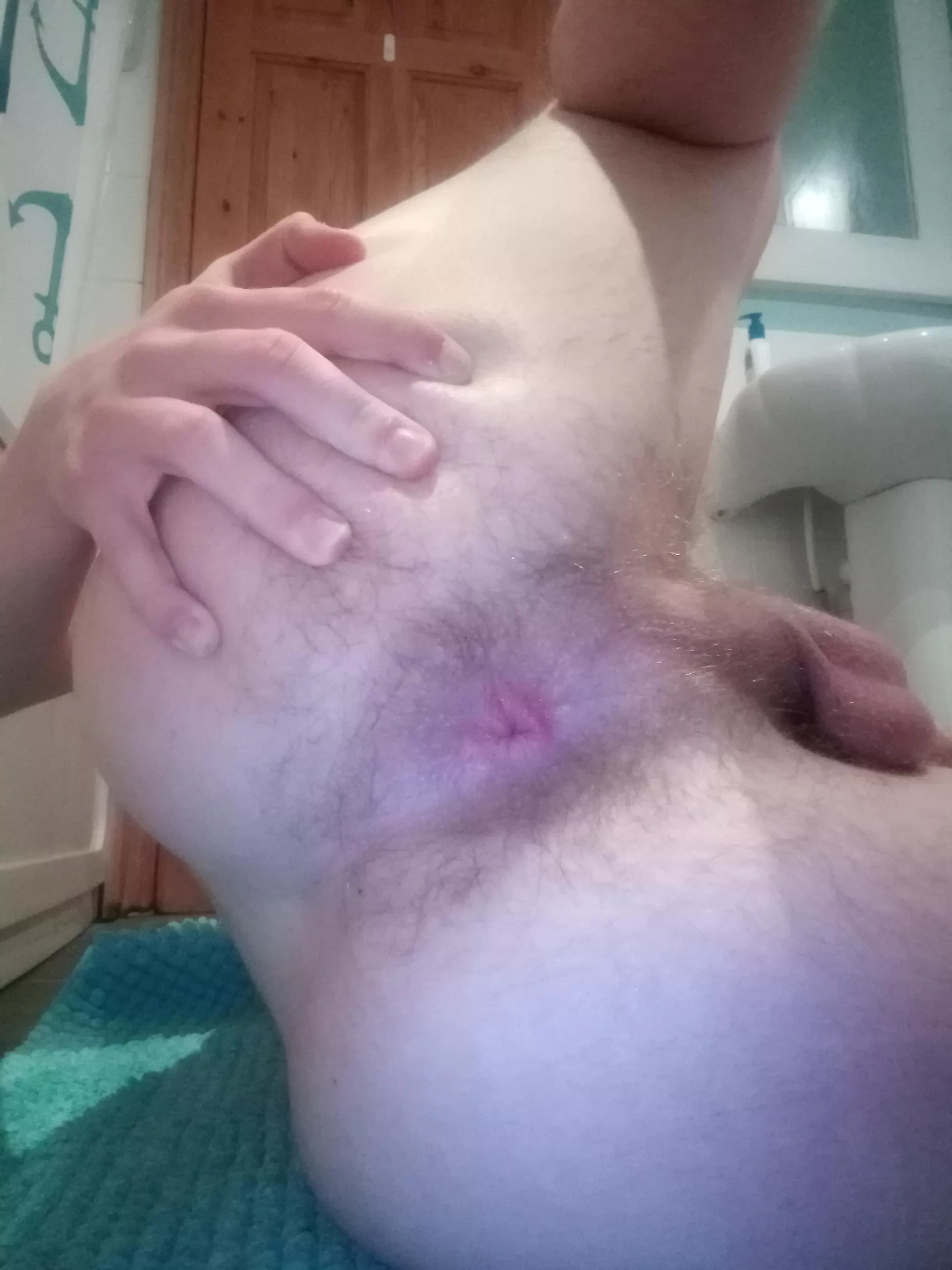 Spreading my ass for you to fuck me