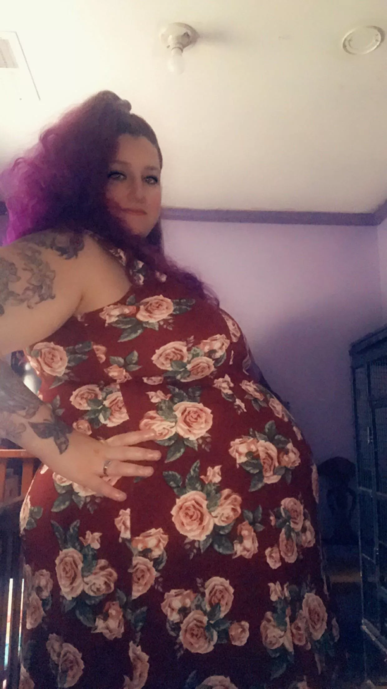 Ssbbw AND pregnant! Thursday is my delivery day, my belly will be a little smaller but not by much! Canâ€™t wait to make some more milk videos!