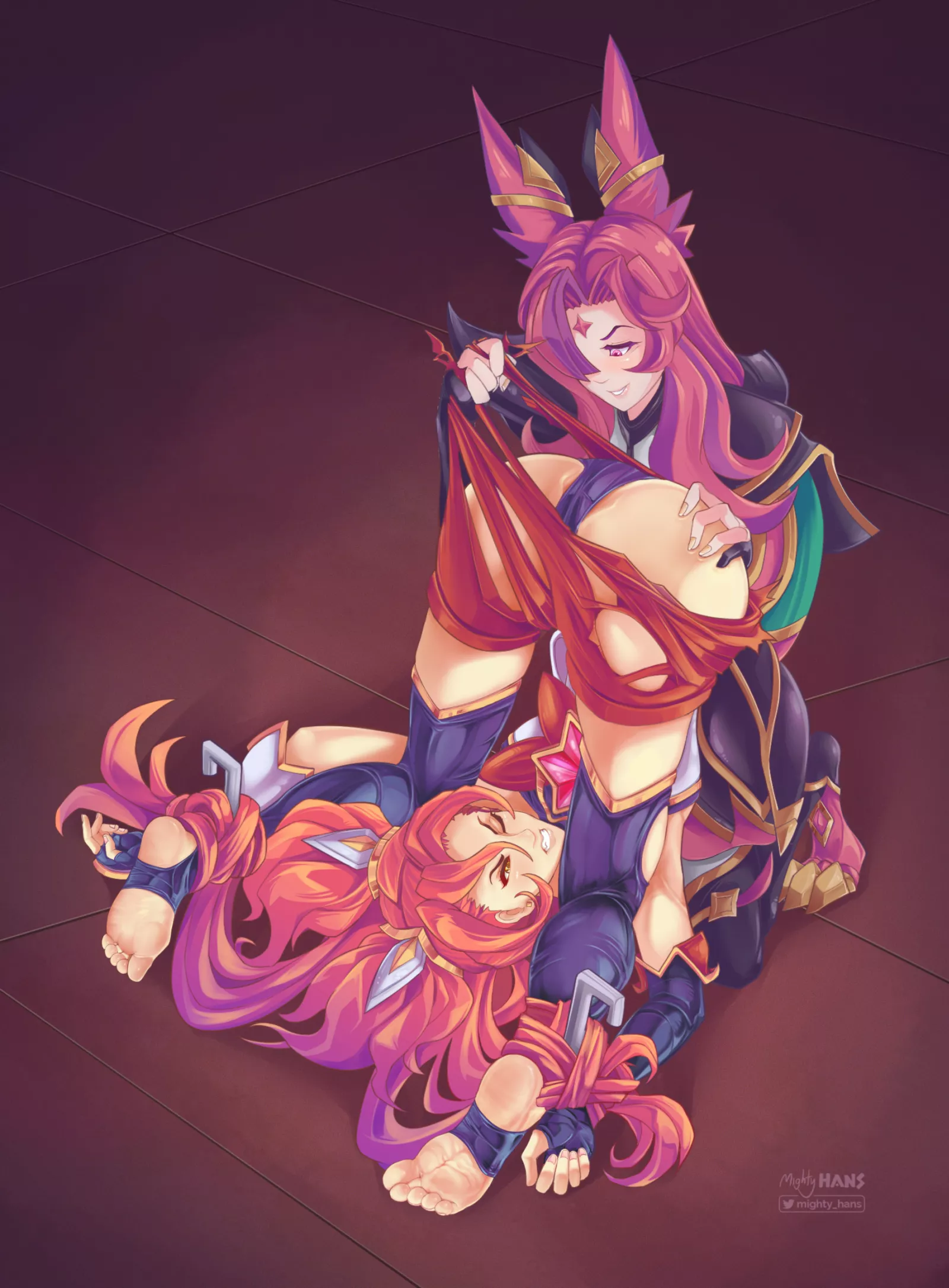 Star Guardian Jinx x Xayah (Mighty Hans)