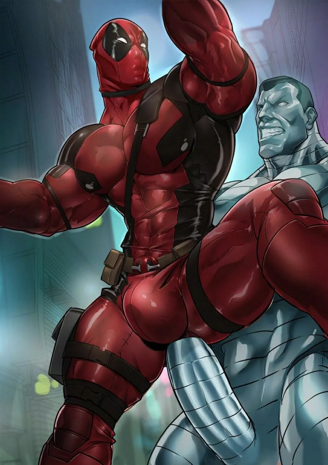 Steel dick in stone ass [Marvel Deadpool]