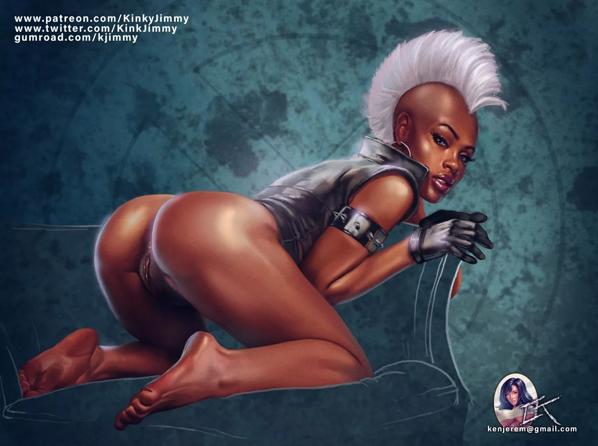 Storm Bent Over (KinkyJimmy) [X-Men]