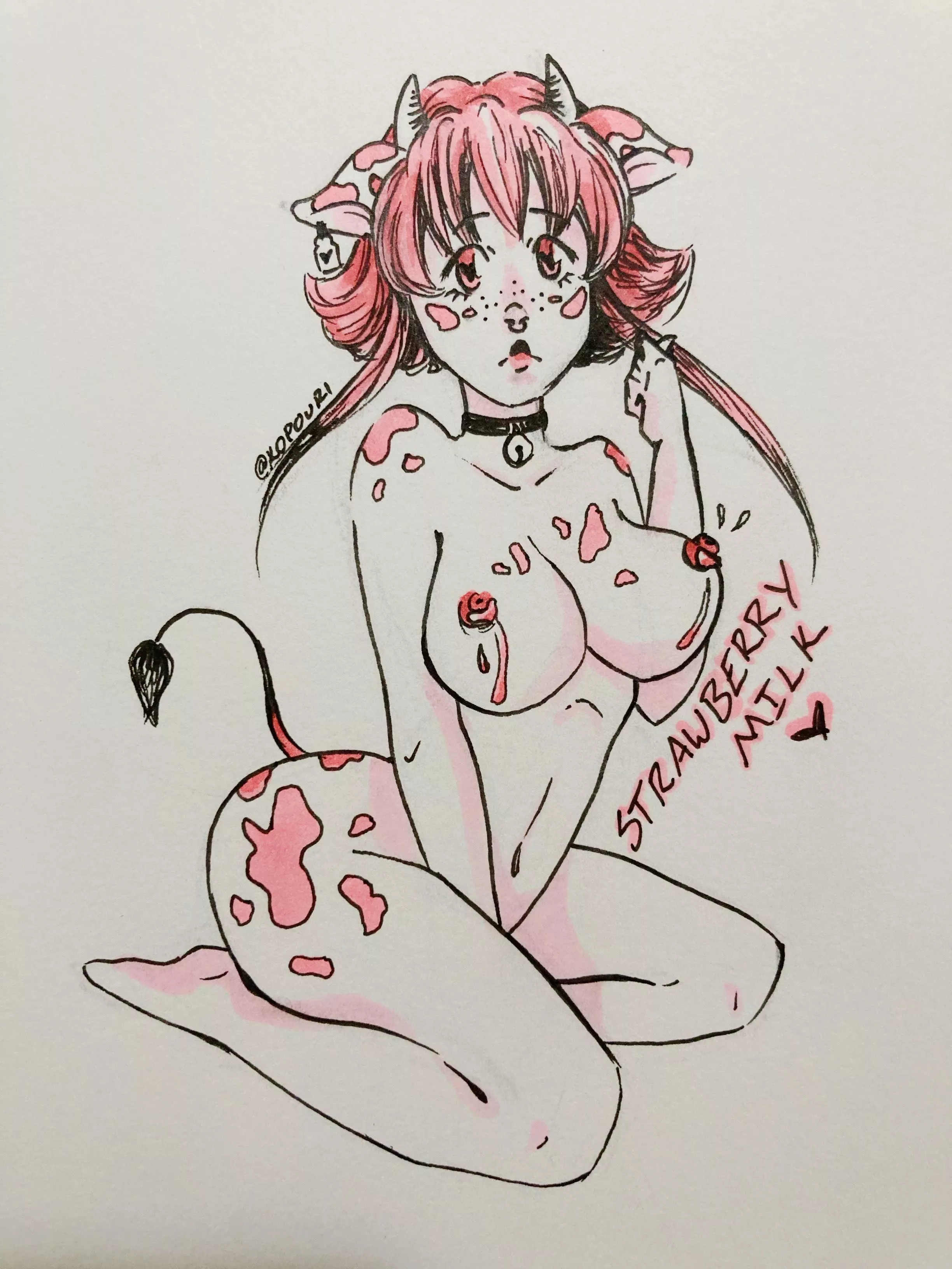 Strawberry Milk - finished (Kopouri) [OC]