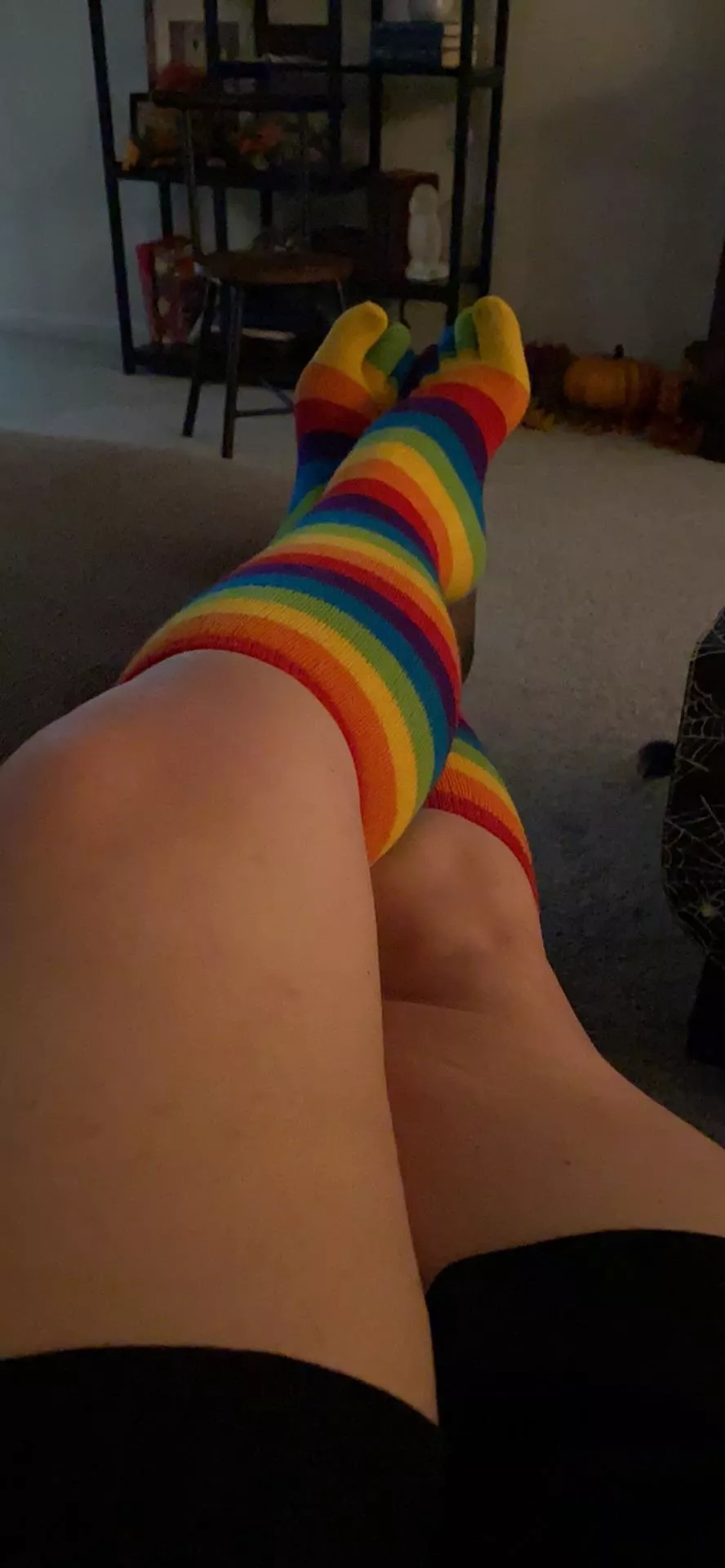 Stripes AND toe socks ðŸ§¦