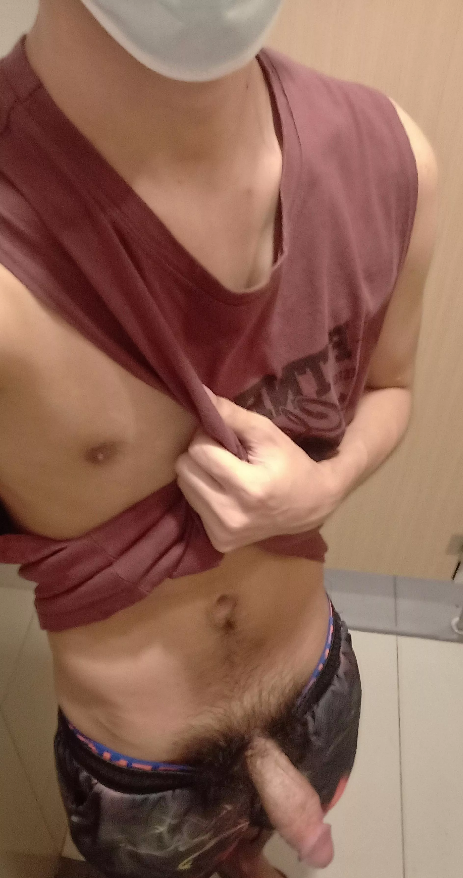 Suddenly got horny while in a public restroom ðŸ˜‰