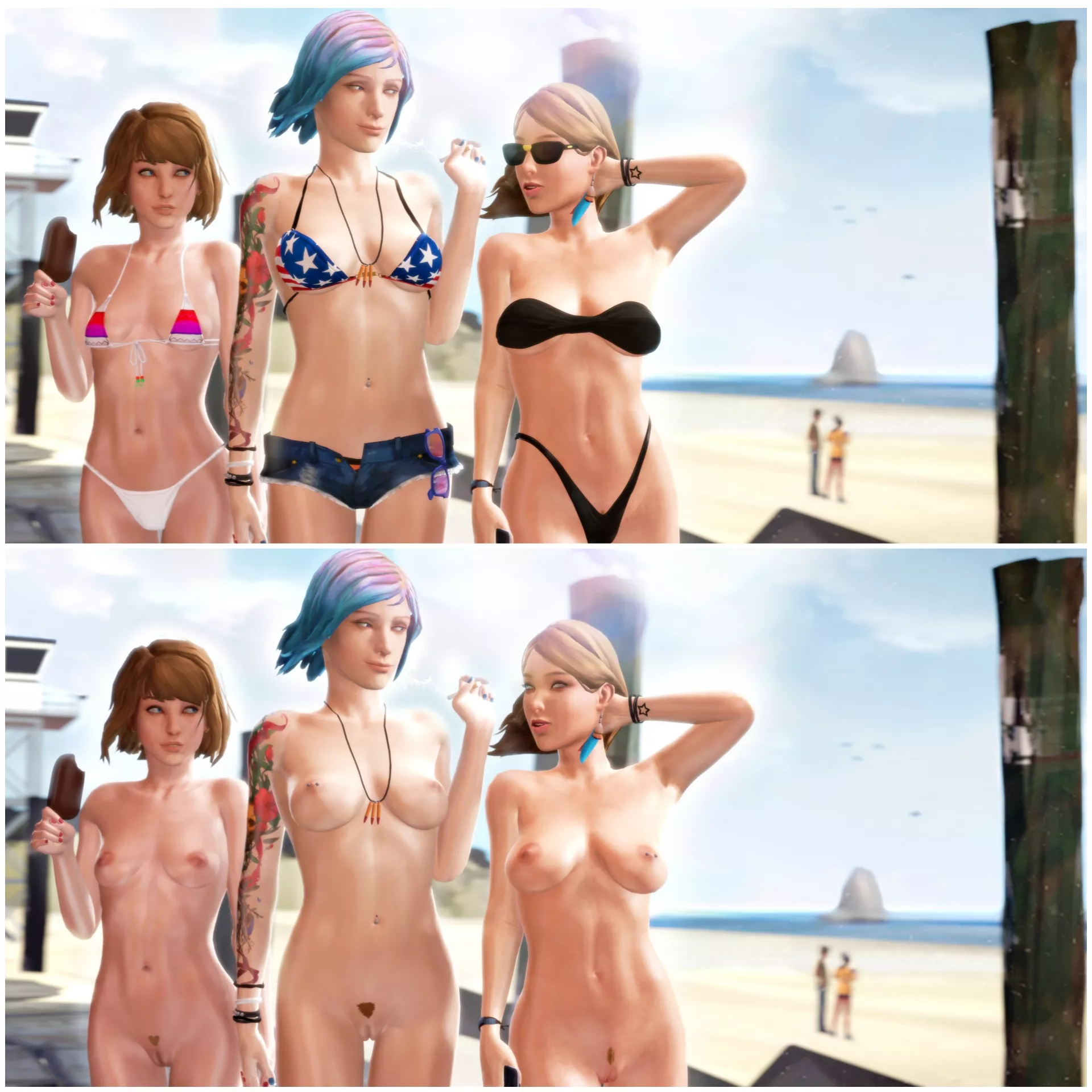 Summertime in Arcadia Bay [Max Caulfield, Chloe Price, Rachel Amber] (Dinoboy5551)