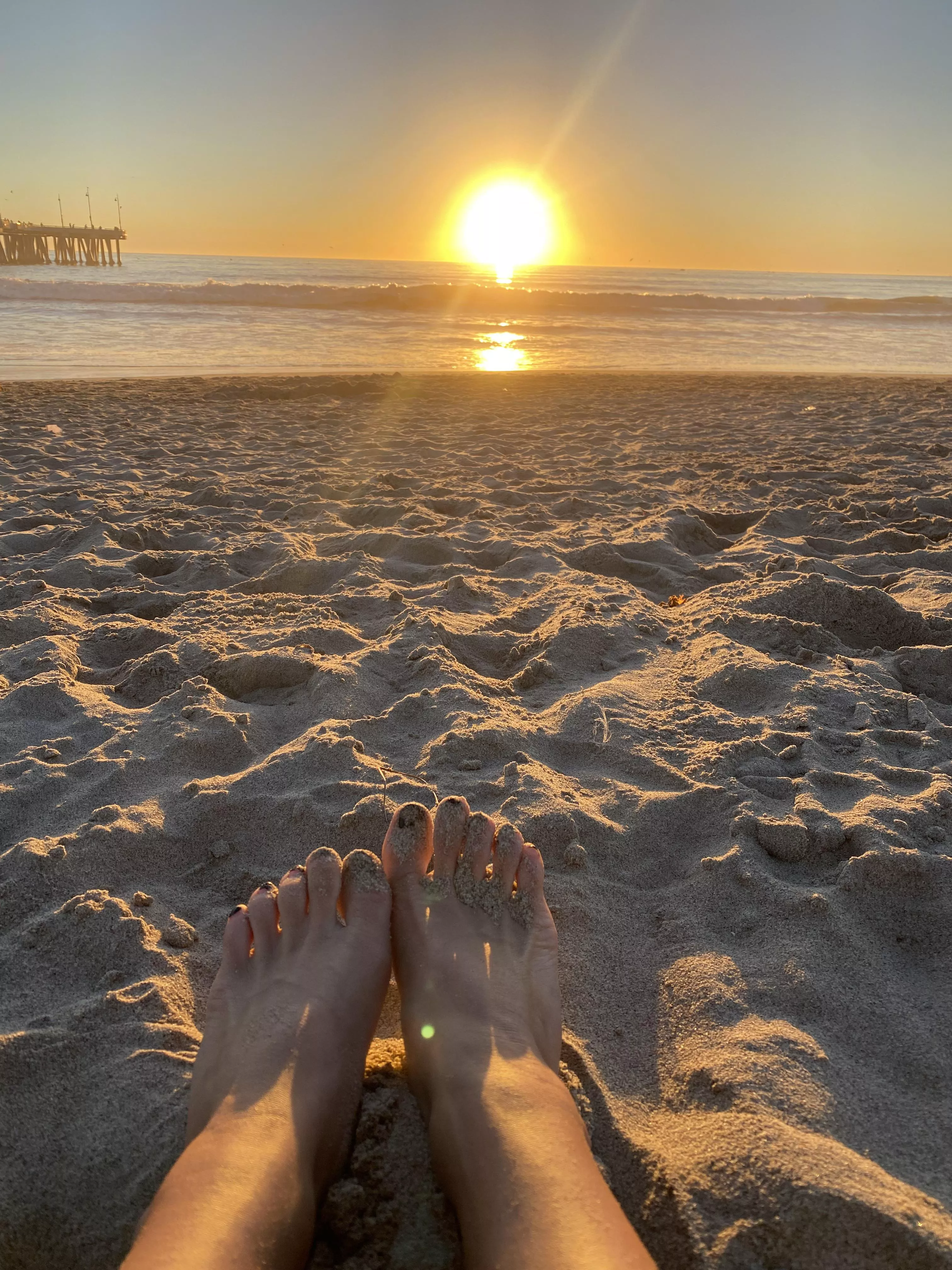 Sunset and Toes