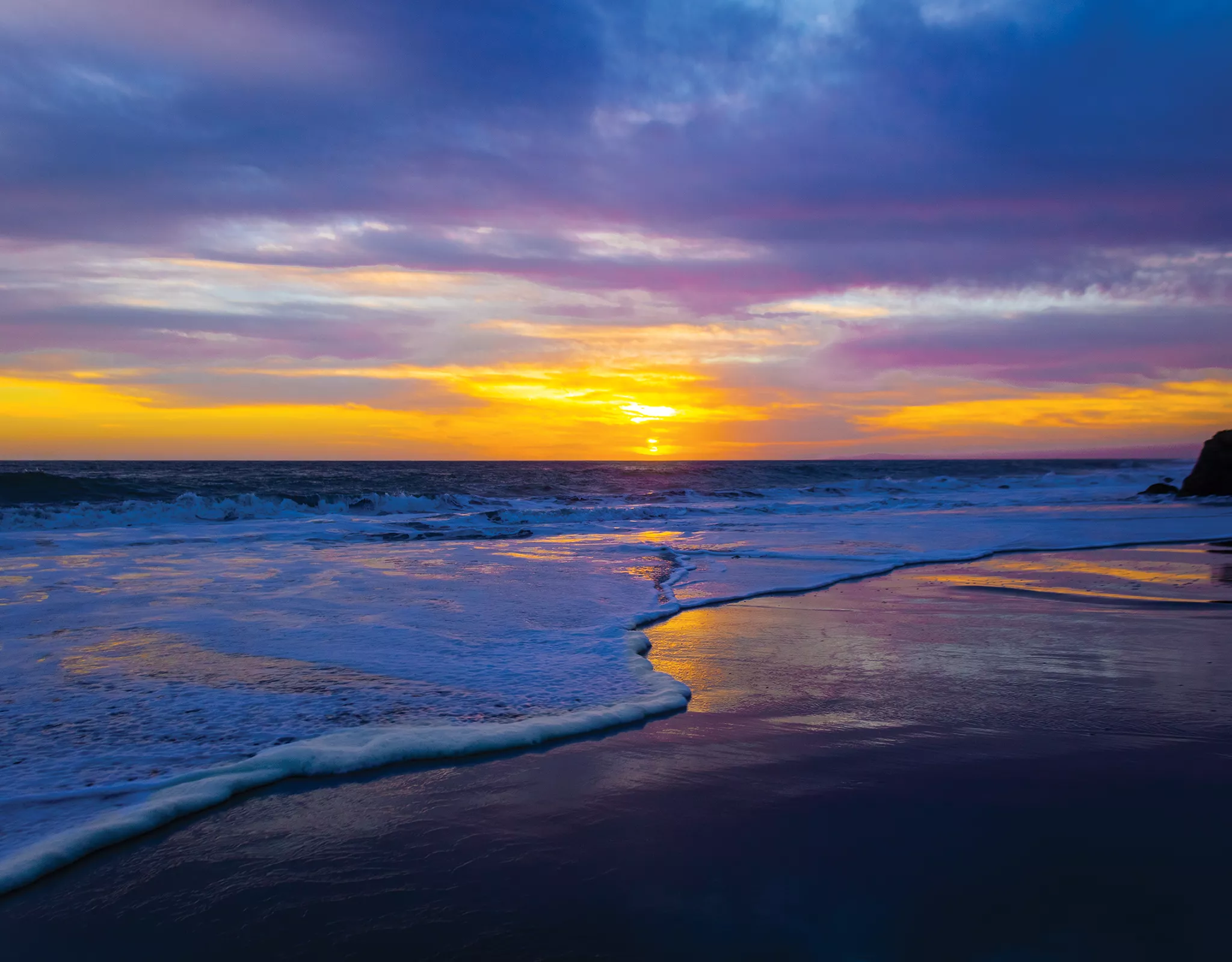 Sunset at Leo Carillo, CA