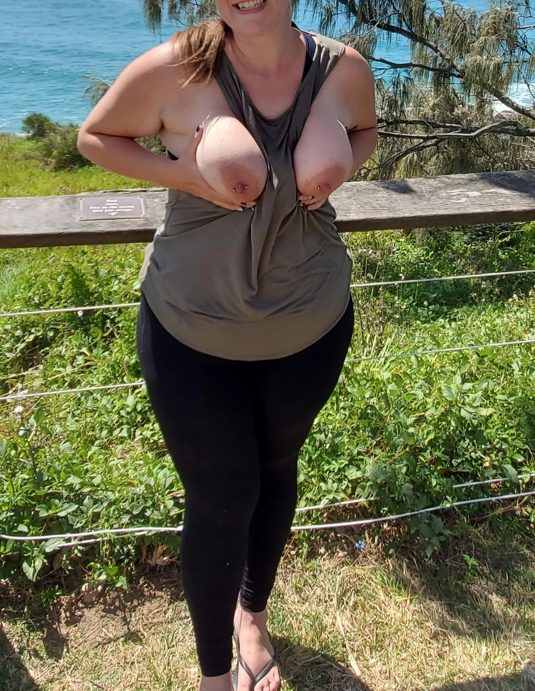 Sunshine Coast big boobs and a smile