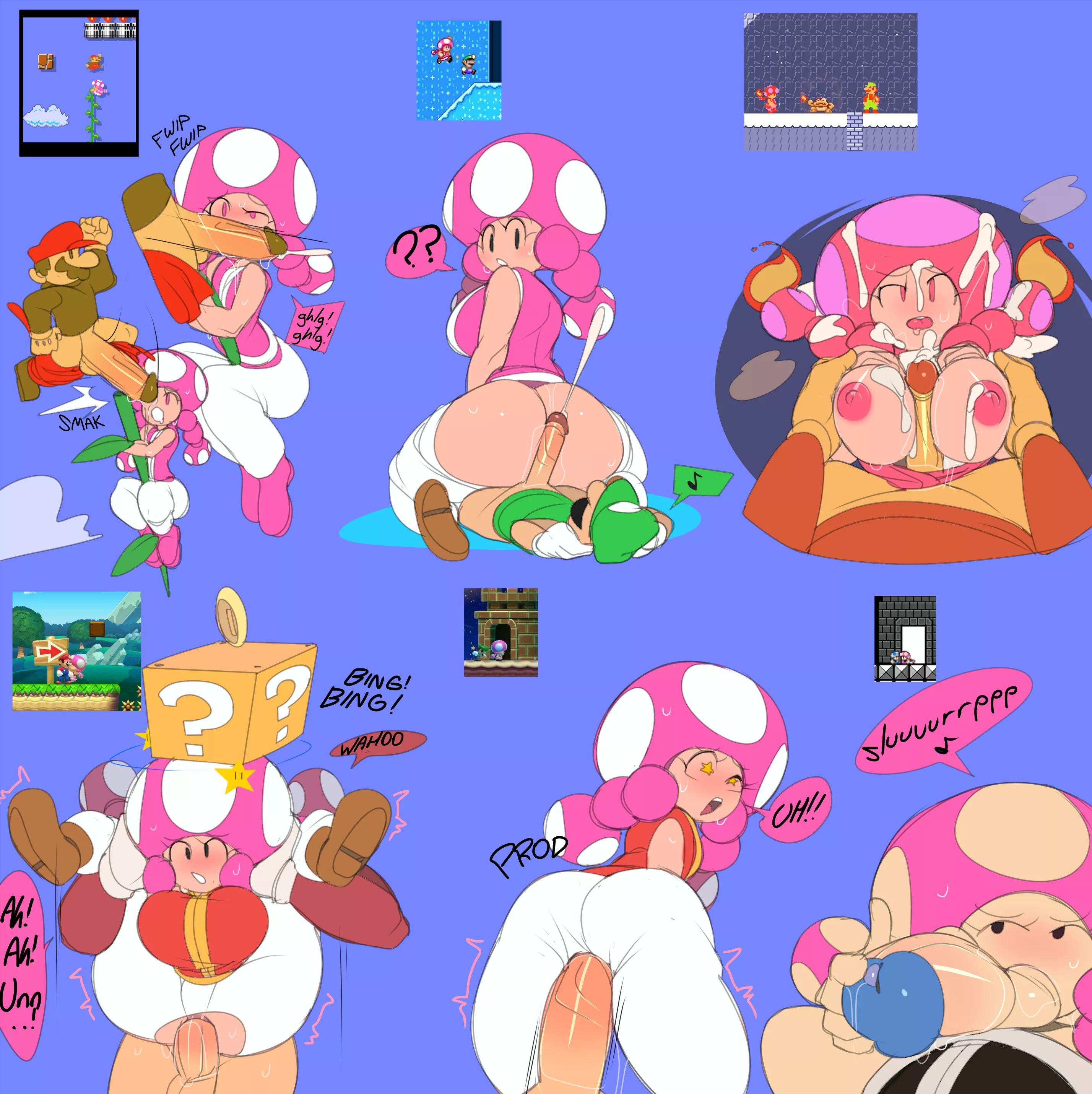 super toadette maker set (1/4) (captainkirb)