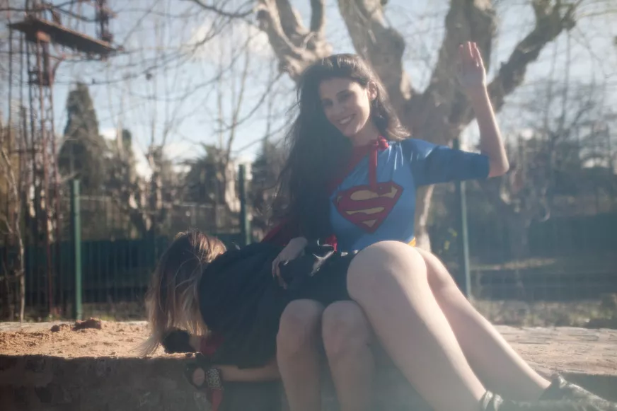 Supergirl brings justice to a naughty girl (x-post /r/softcorespanking)