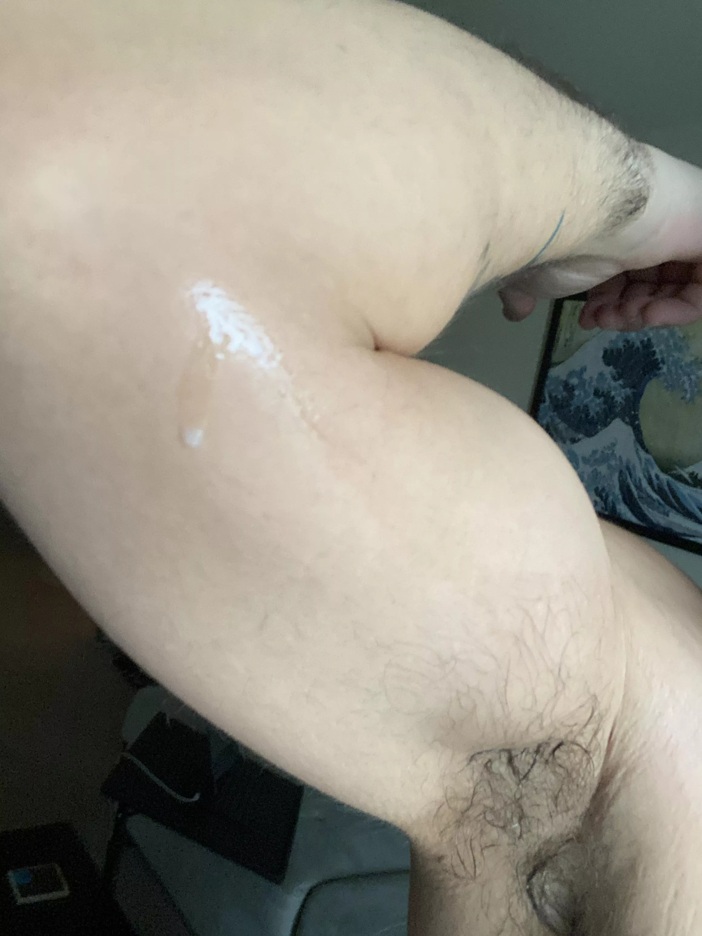 Sweat dripping from my pit down my arm…any takers for licking it?