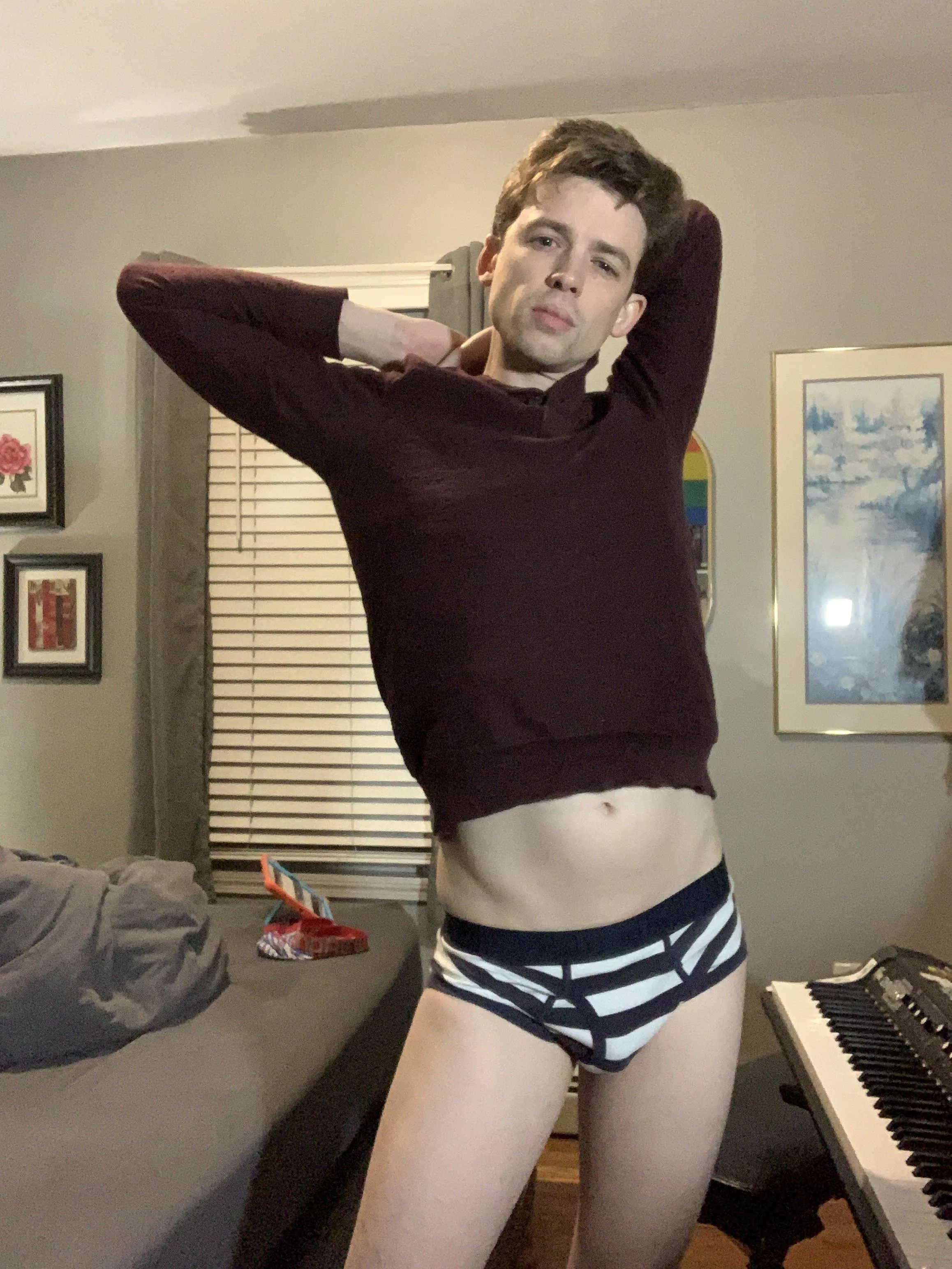 Sweater and briefs