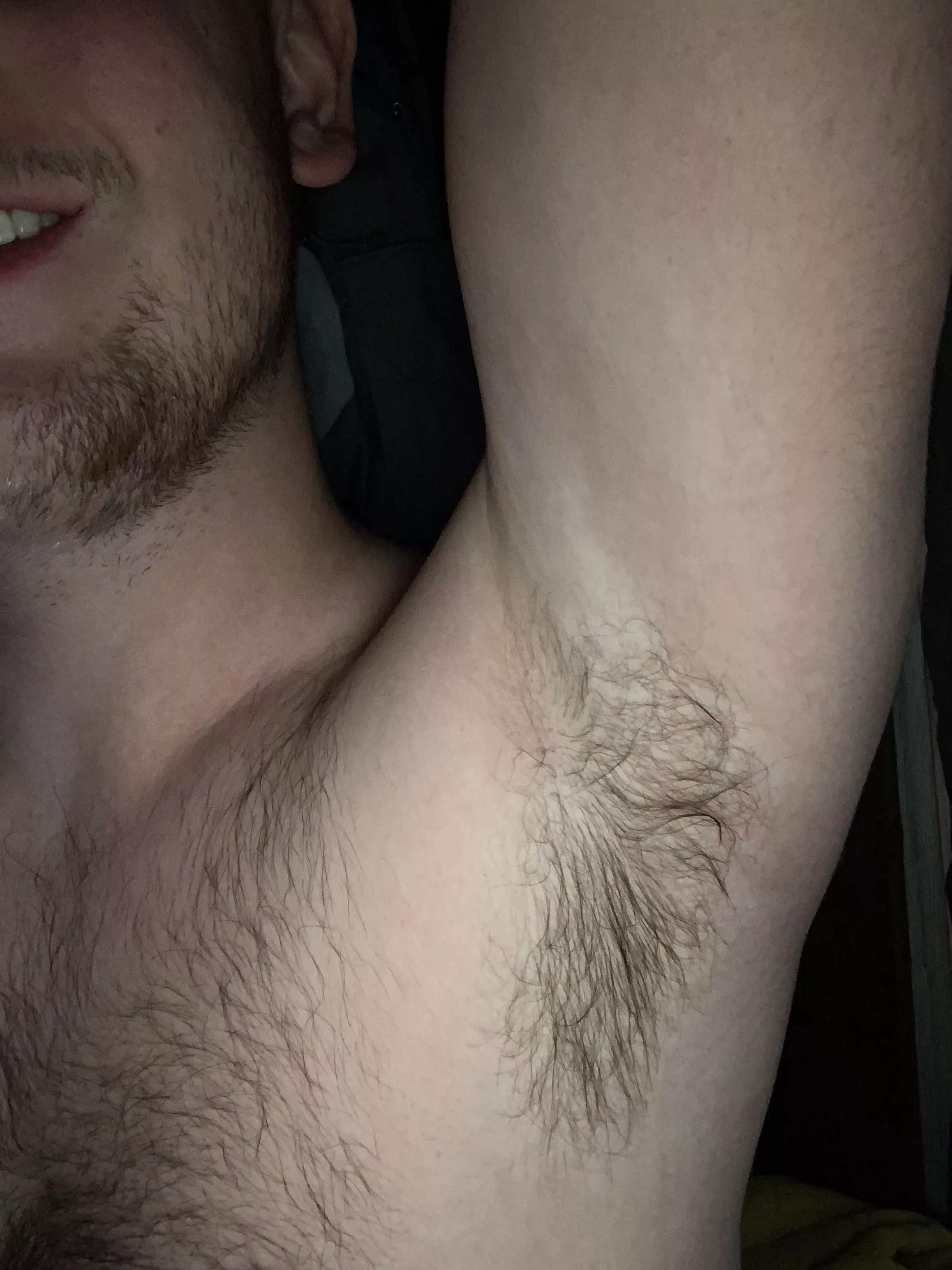 sweaty hairy pits